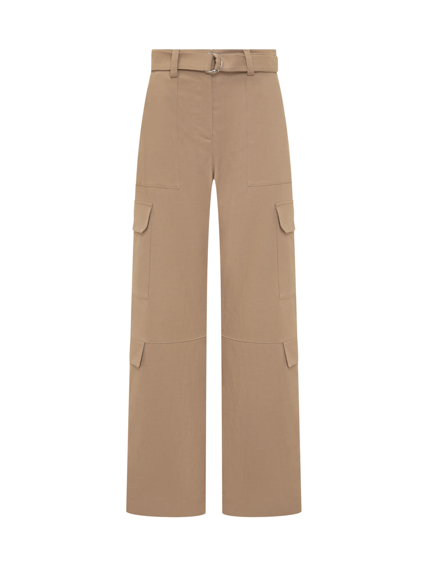 Msgm Trousers In Sand