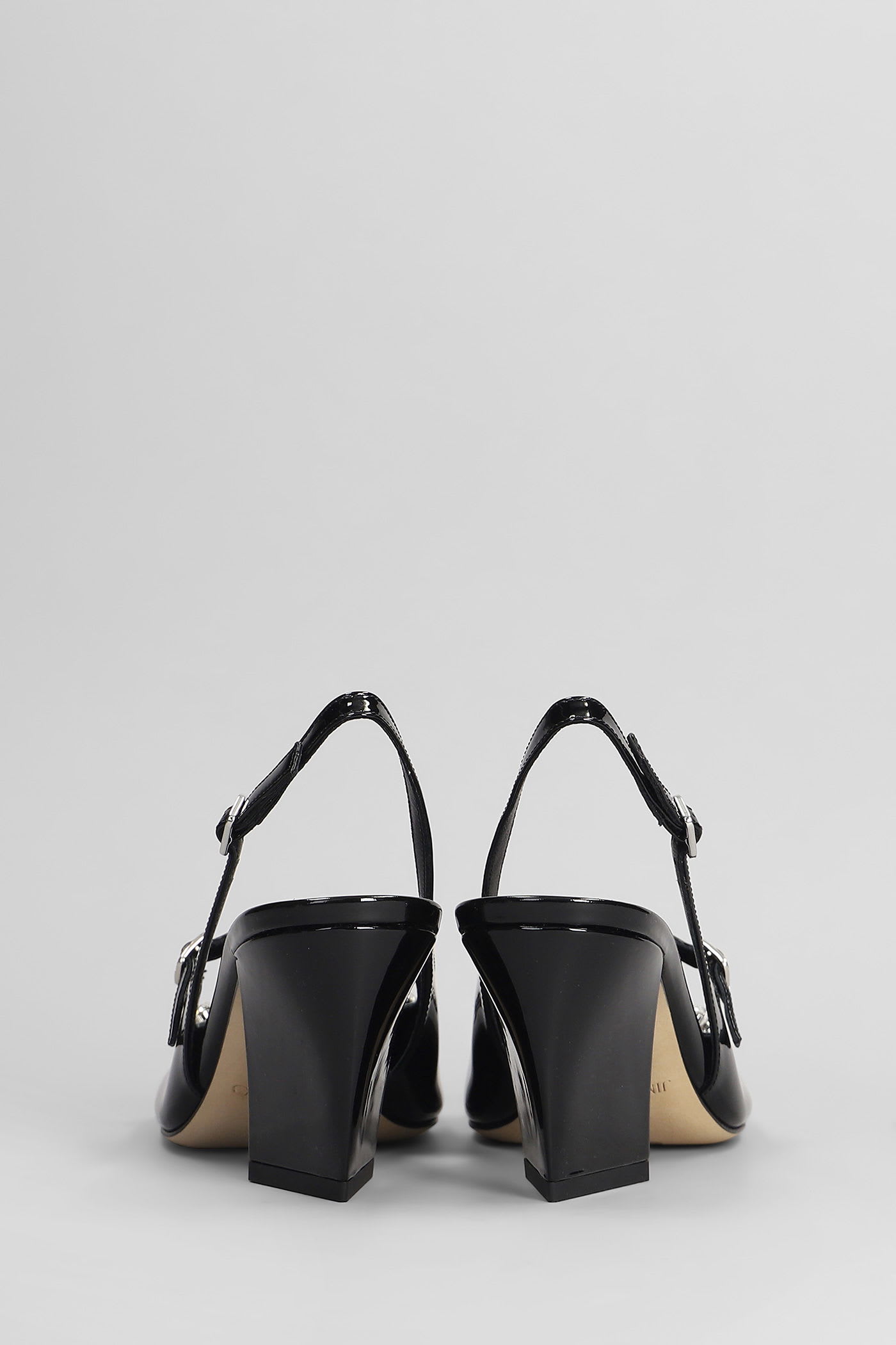 Jimmy Choo Belinda 70 Patent Slingback Pump In Black