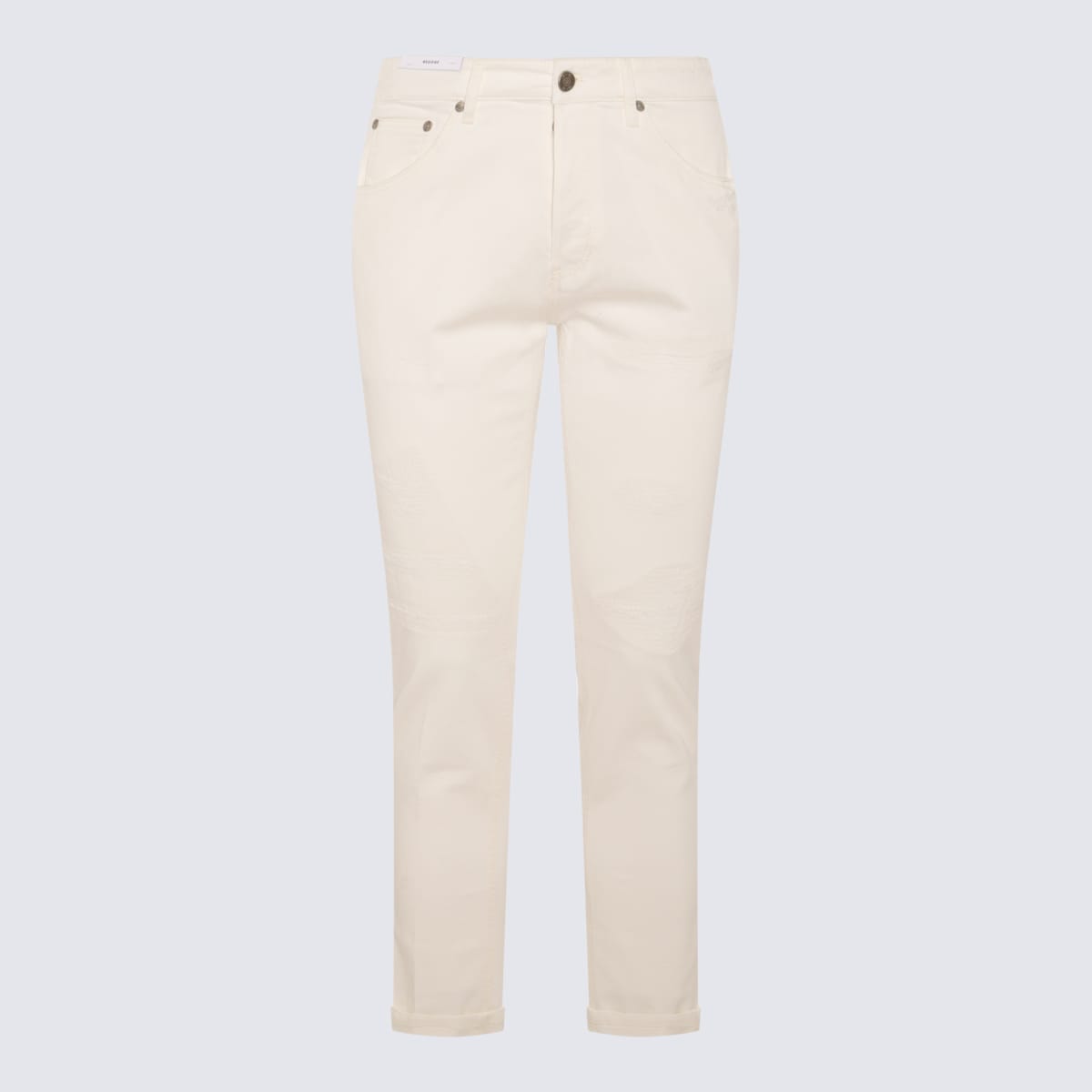 Shop Pt Torino White Denim Strech Jeans