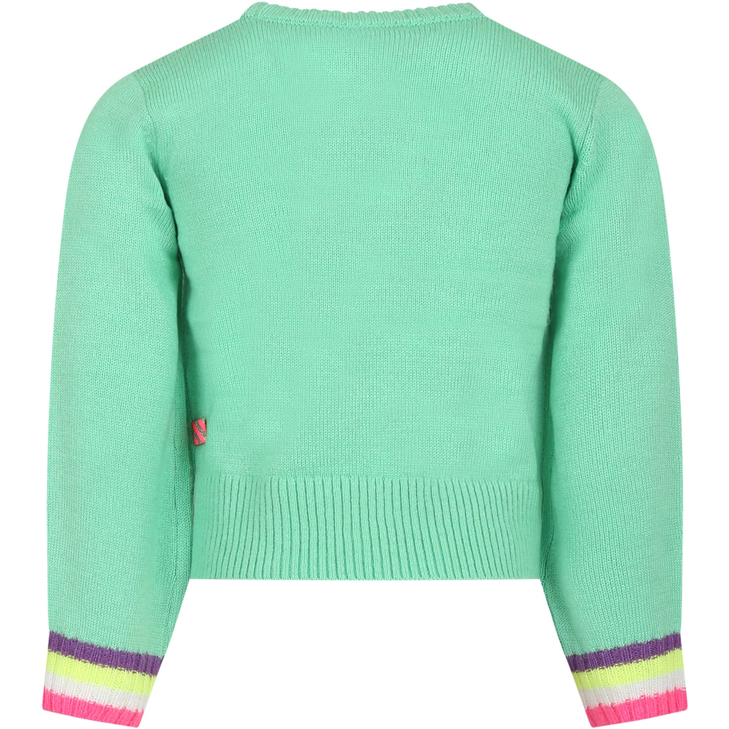 Shop Billieblush Green Sweater For Girl