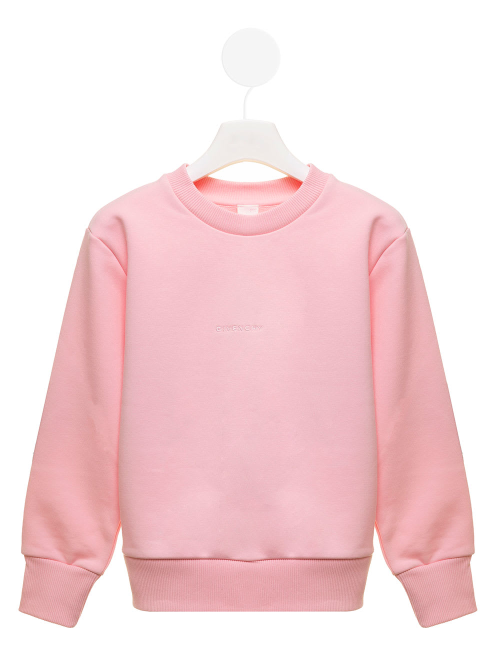 Givenchy Kids Girls Pink Sweatshirt With Back Embroidery