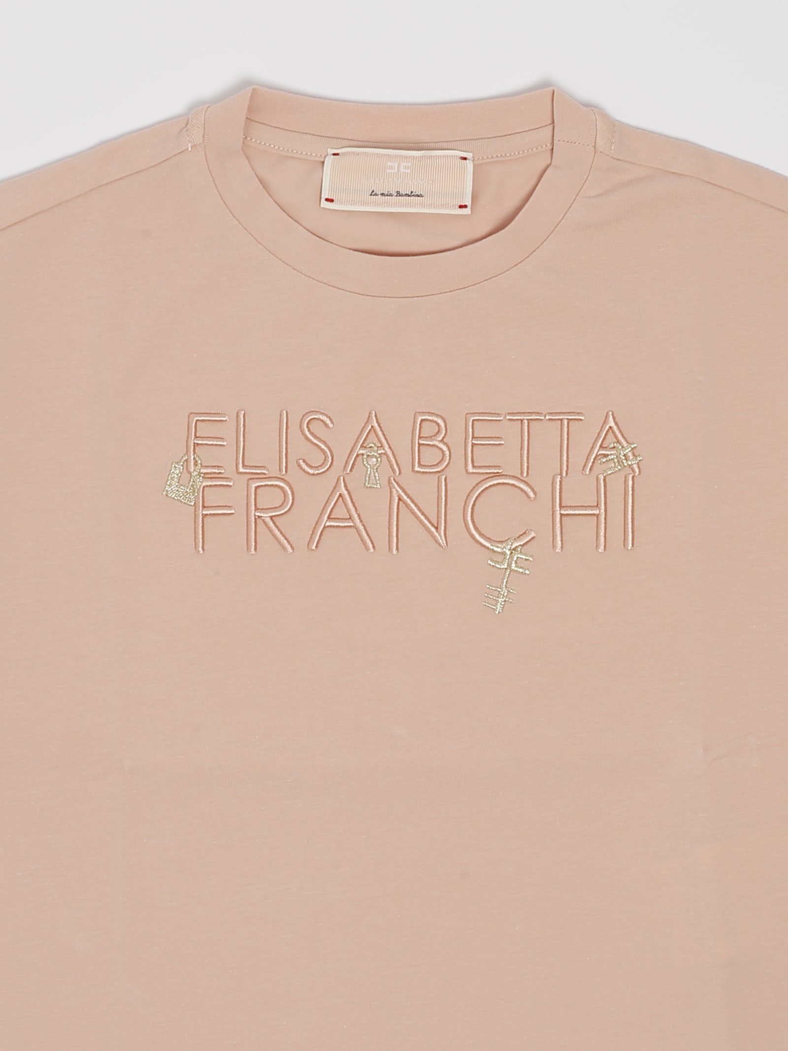 Shop Elisabetta Franchi T-shirt T-shirt In Rosa