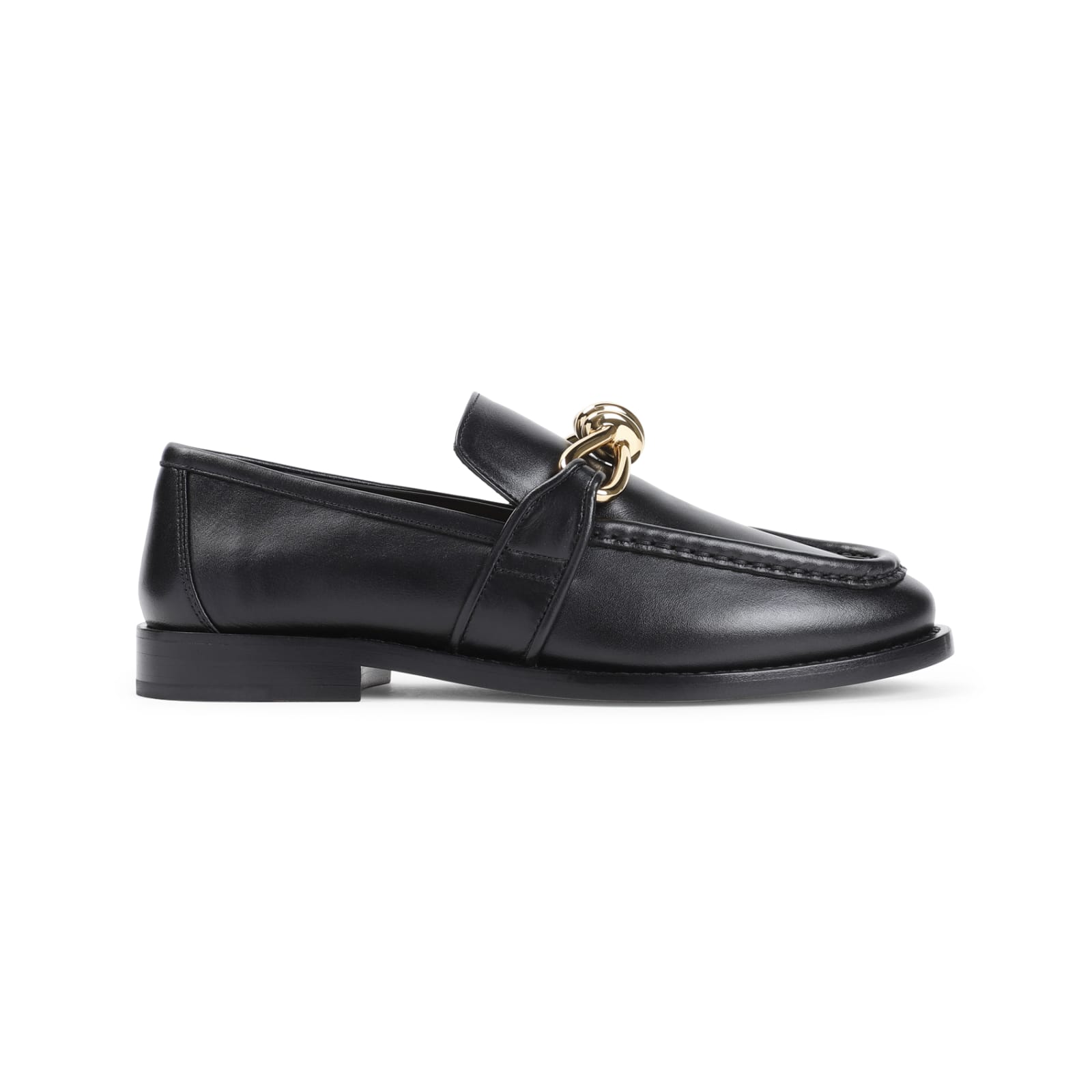 Shop Bottega Veneta Astaire Loafers In Black