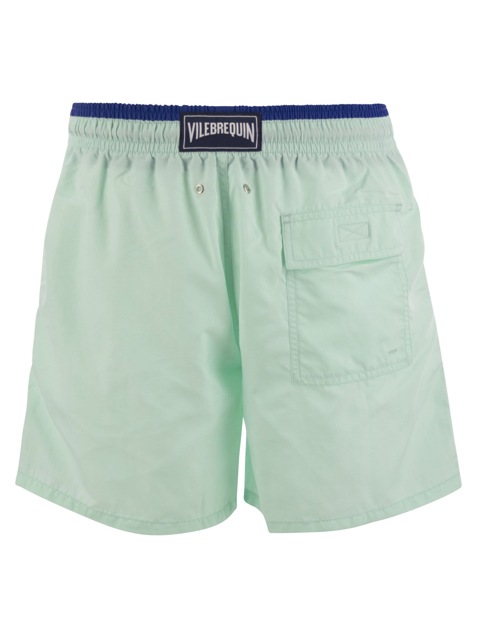 Vilebrequin Moka Beach Shorts With Contrasting Color