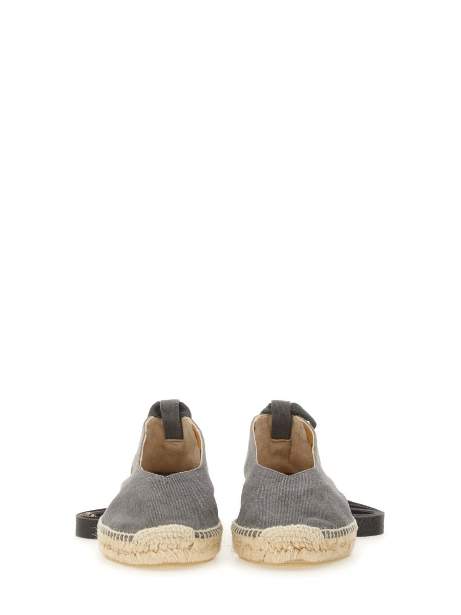 Shop Castaã±er Espadrille Gea In Grey