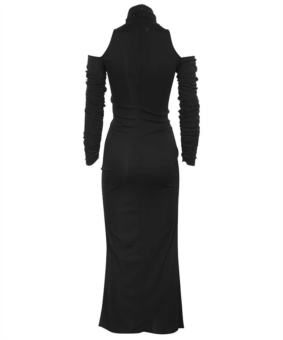 Dondup Dress With Split In Black