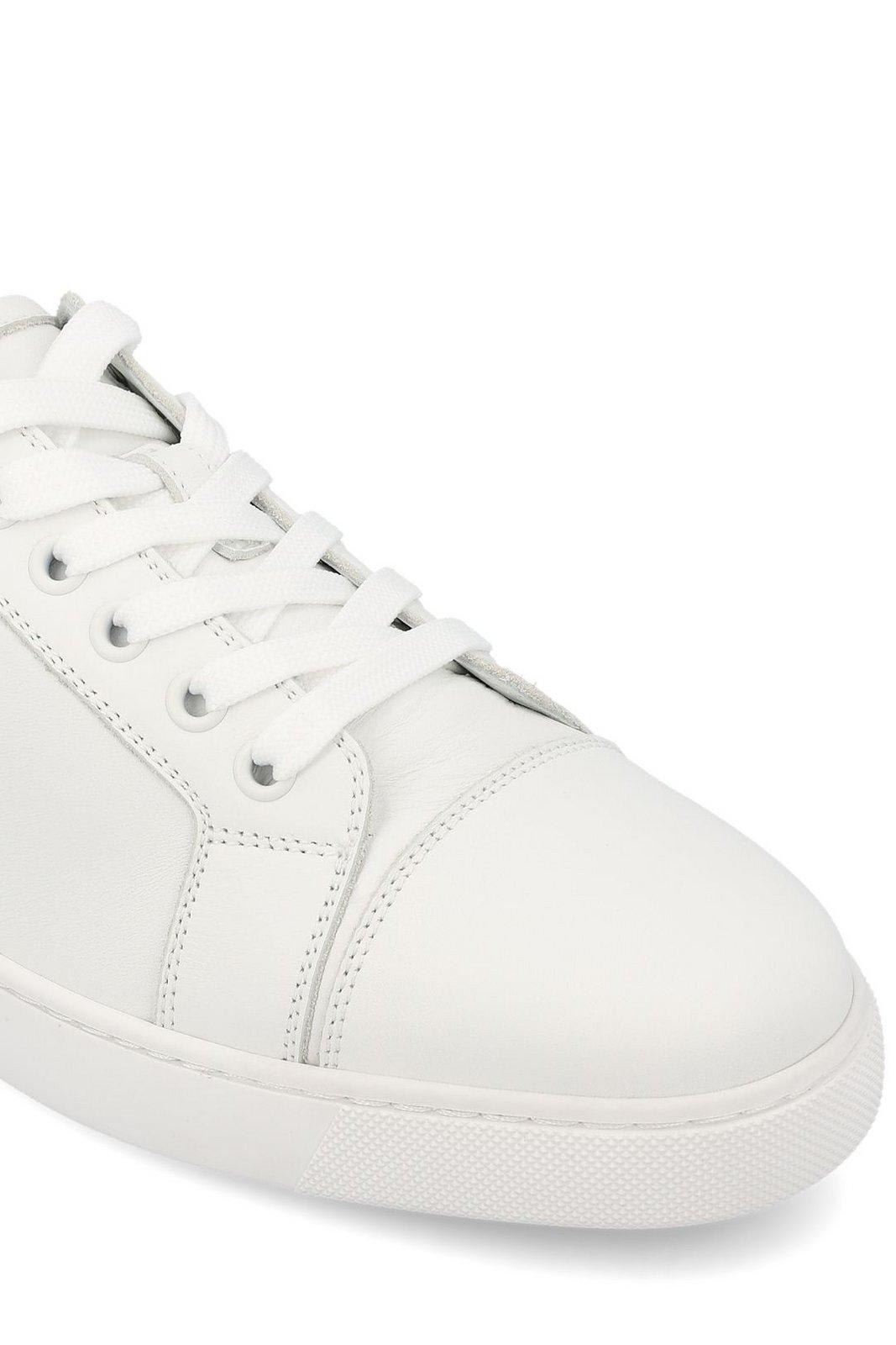 Christian Louboutin Fun Louise Junior Flat Sneakers In White
