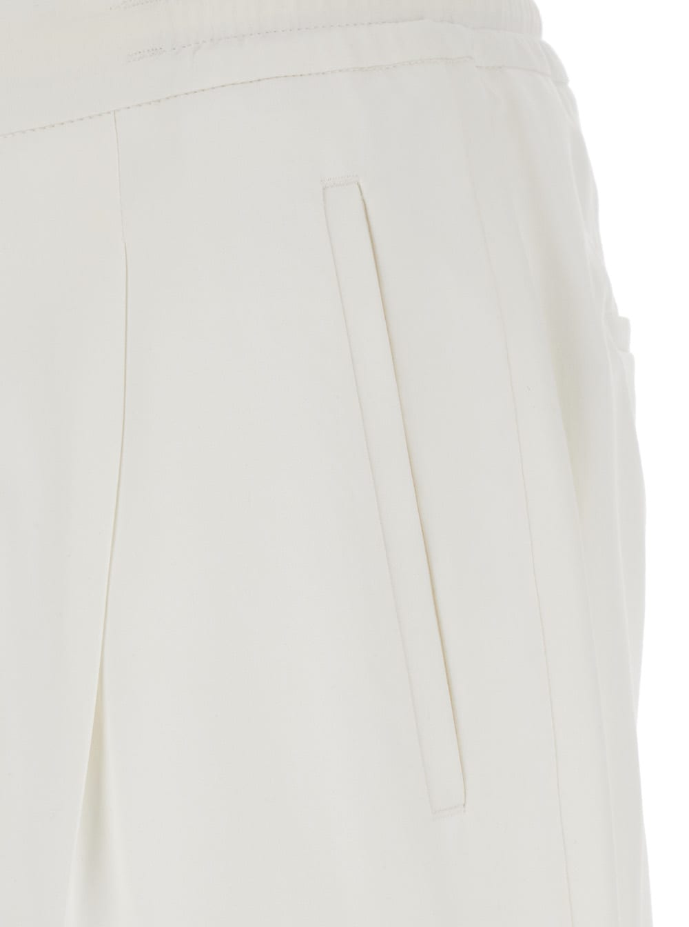 Lardini Pantalone Uomo Tinto In Capo Drop Reg In White