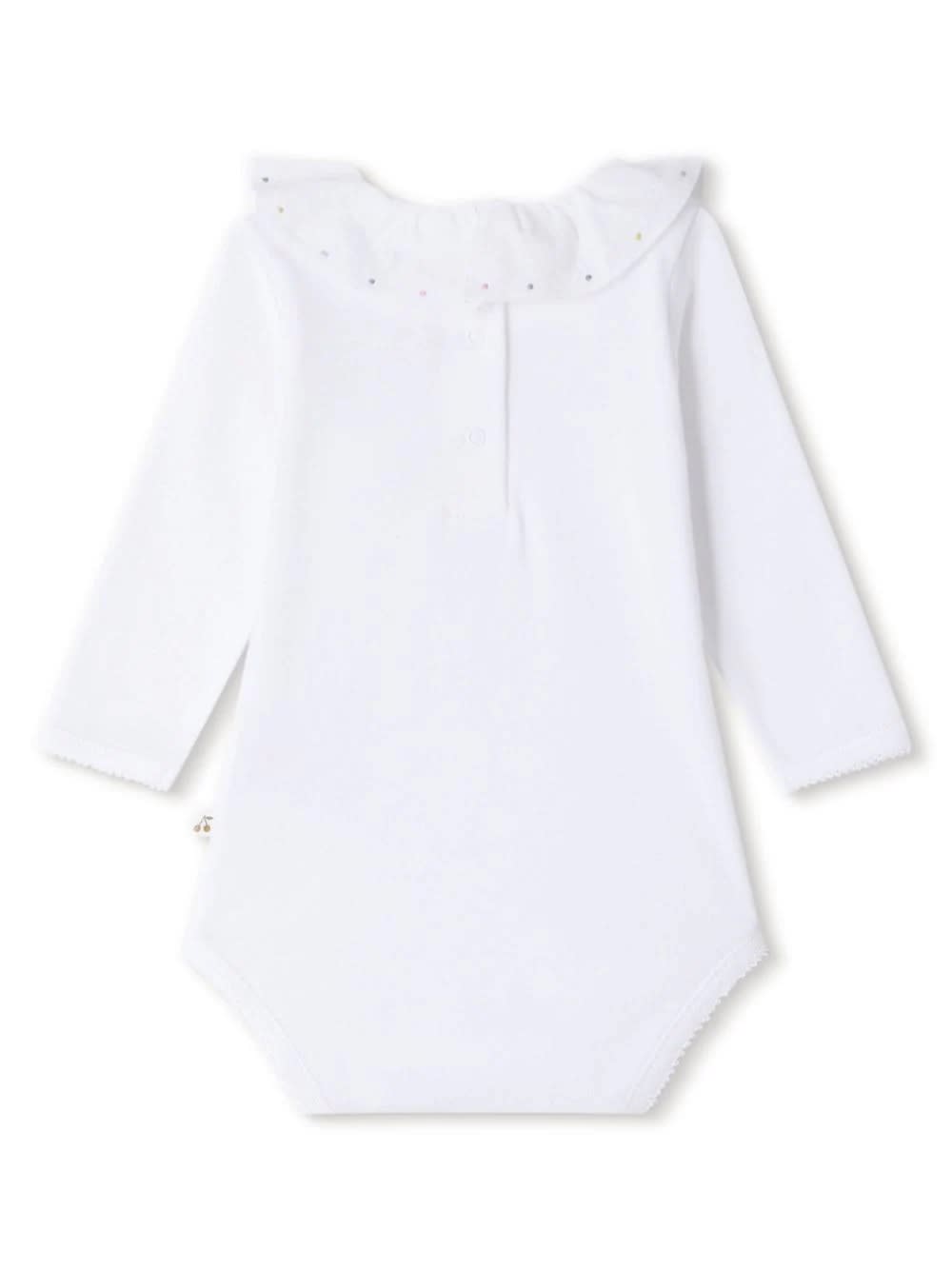 Shop Bonpoint April Bodysuit In White/multicolor