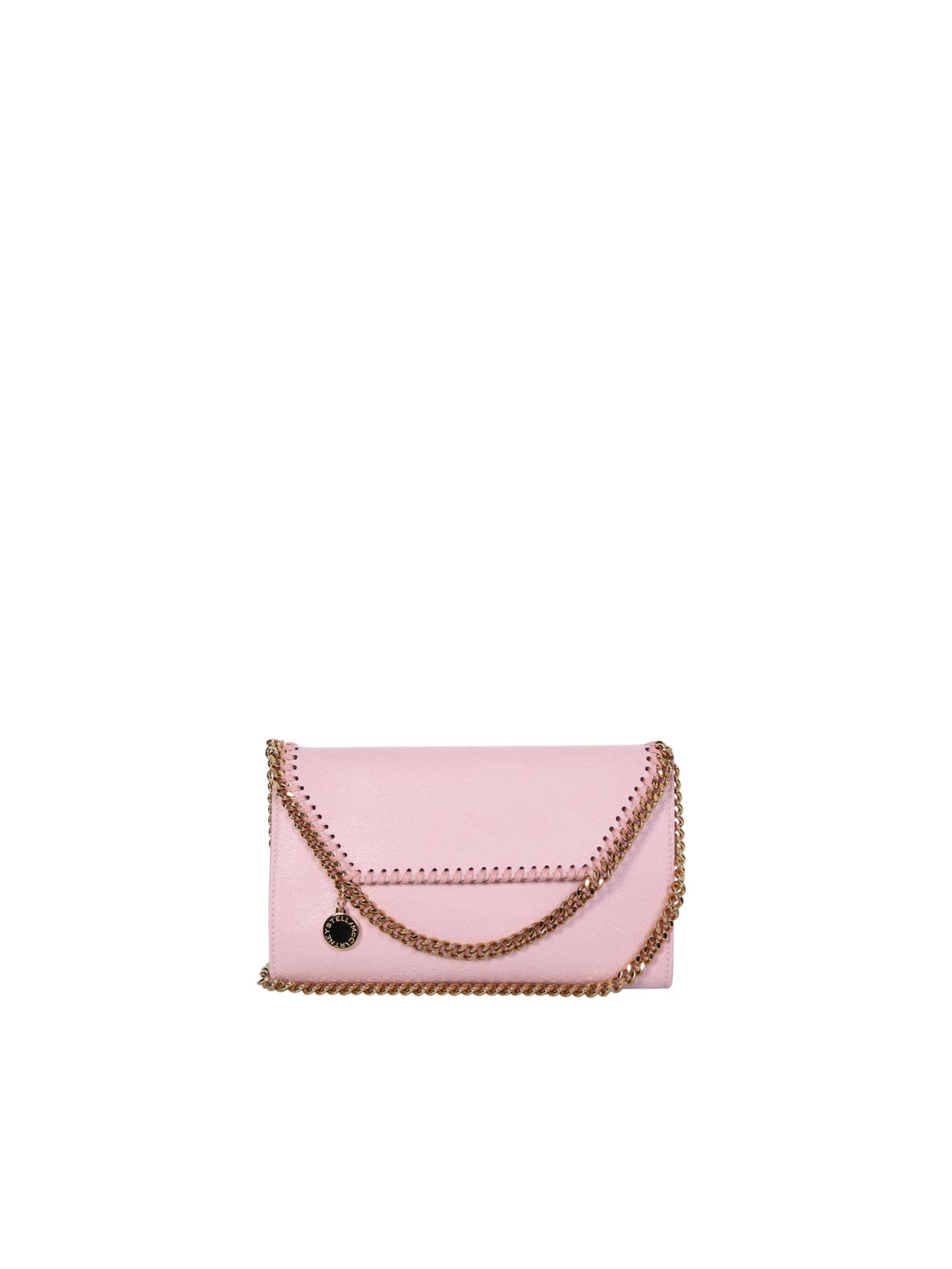 Stella Mccartney Falabella Mini Shoulder Bag In Pink