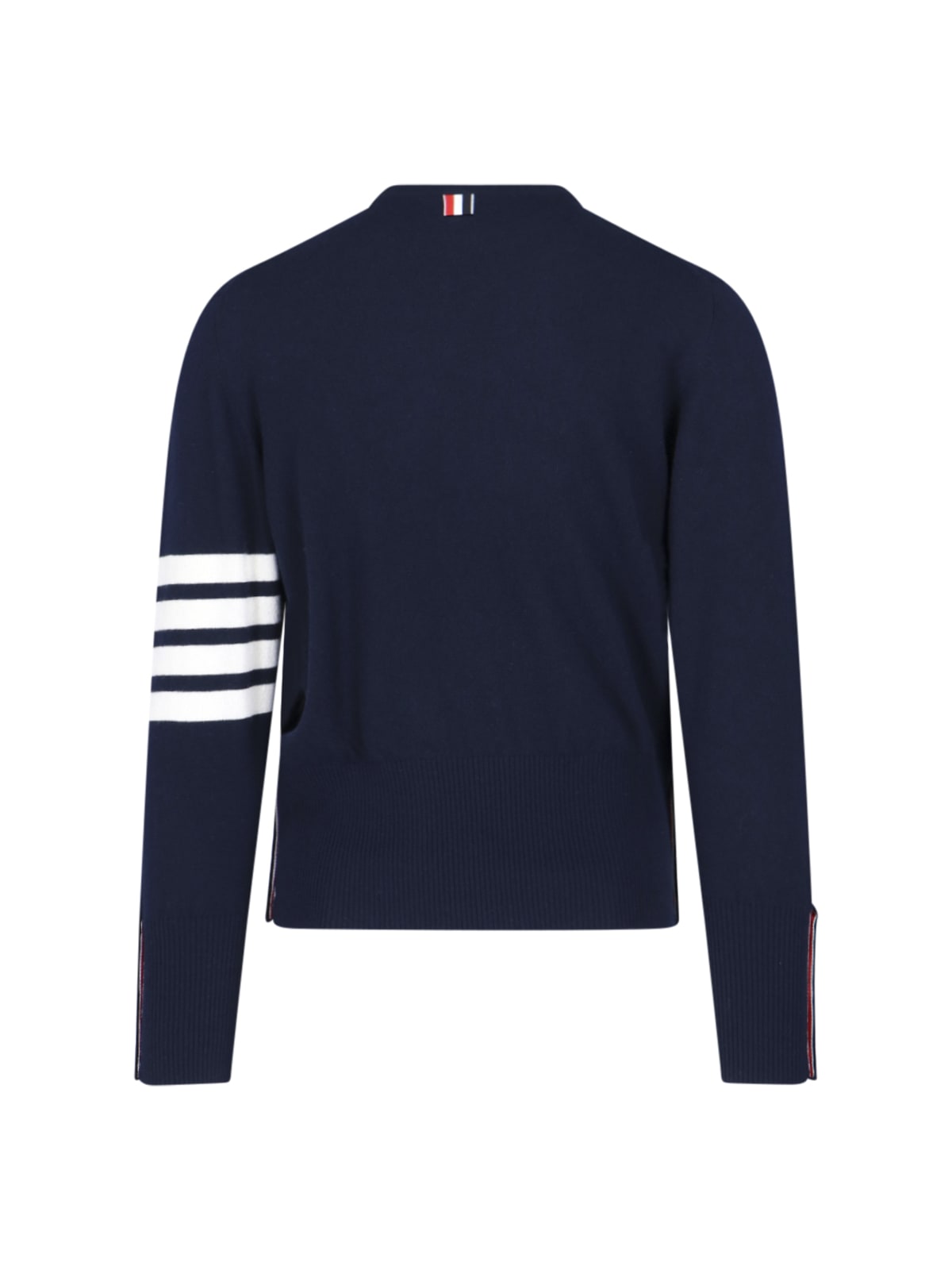 Shop Thom Browne 4- Bar Sweater In Blue