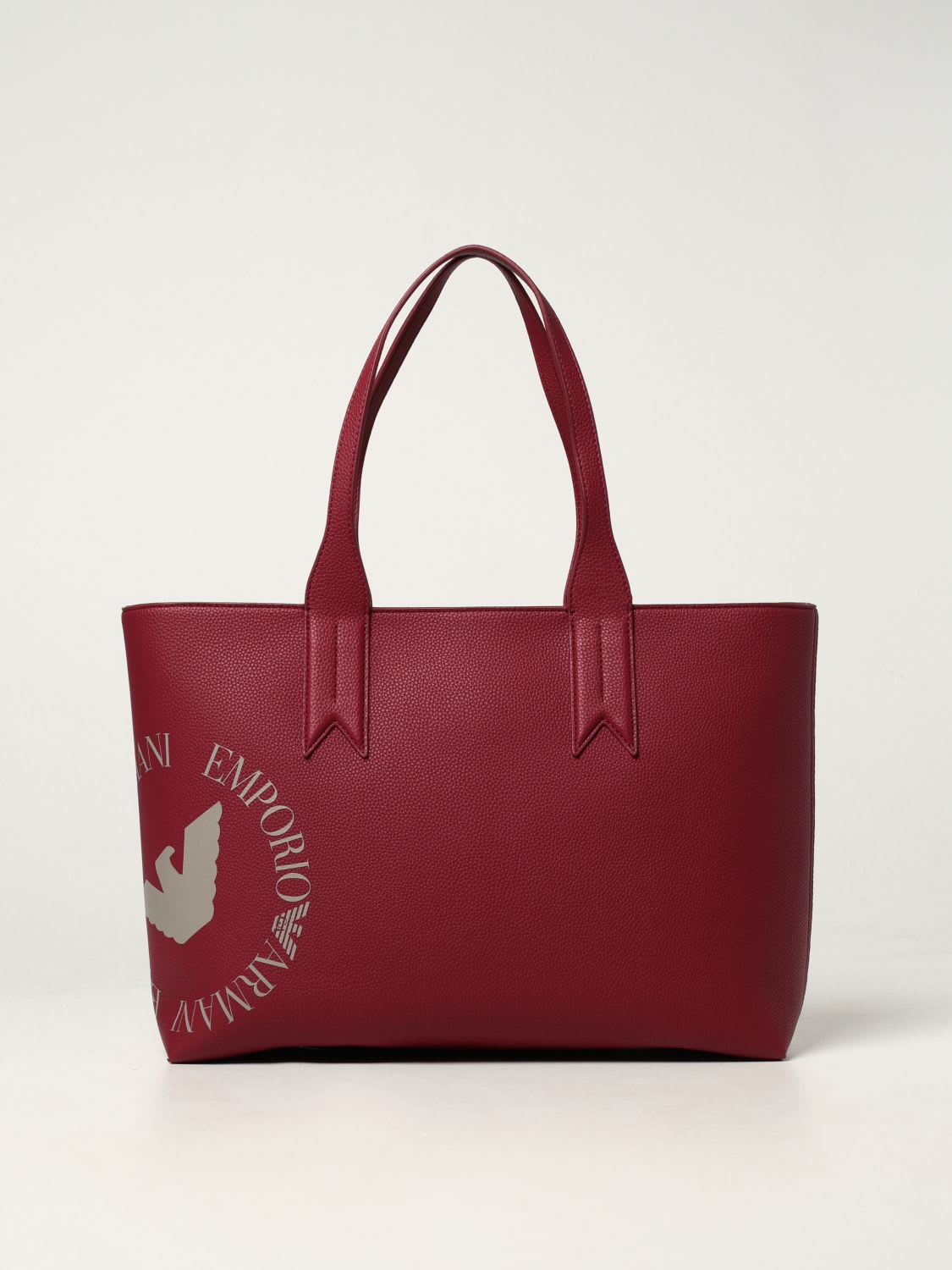 Emporio Armani Tote Bags Emporio Armani Bag In Textured Synthetic Leather