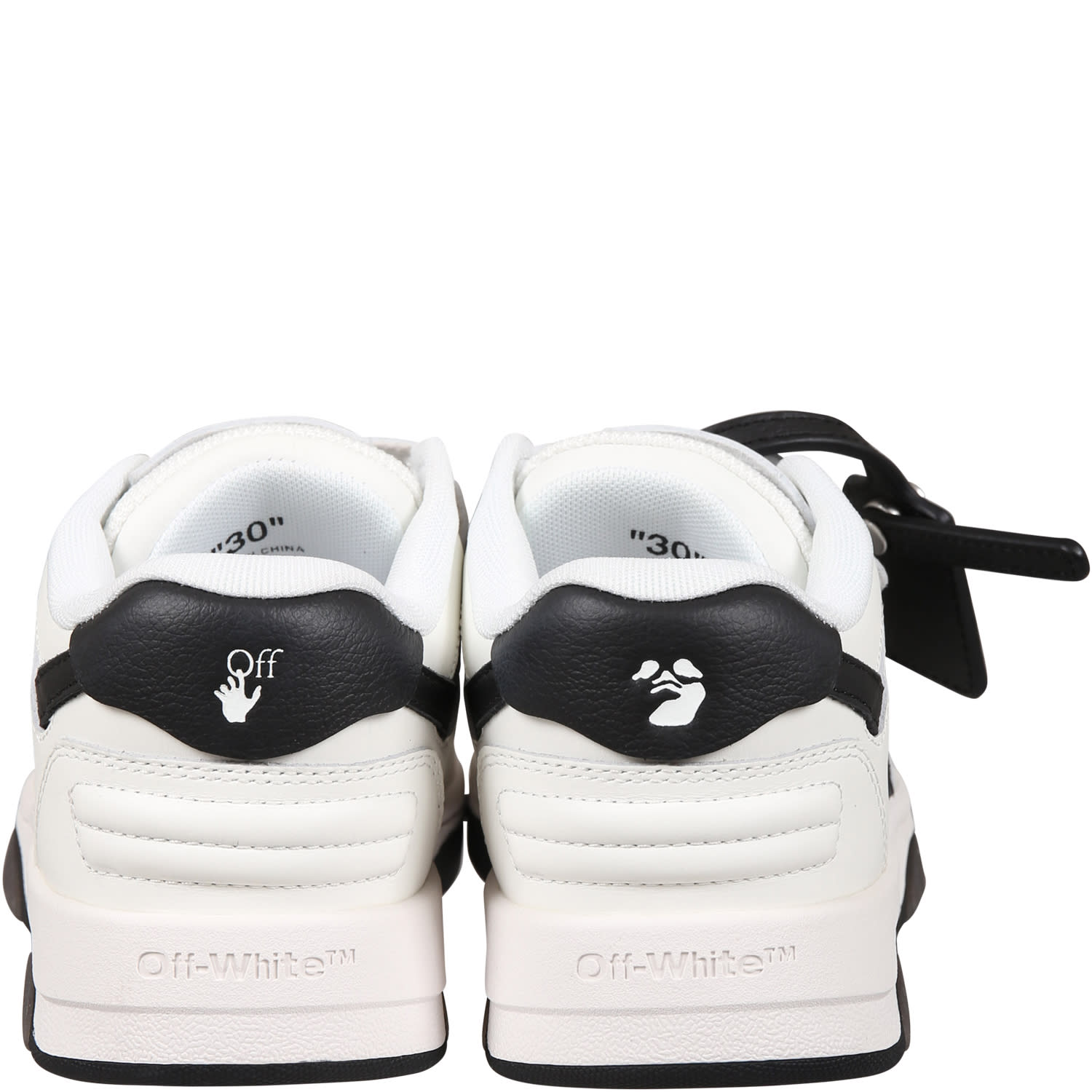 Shop Off-white White Sneakers For Kids With Iconic Arrow