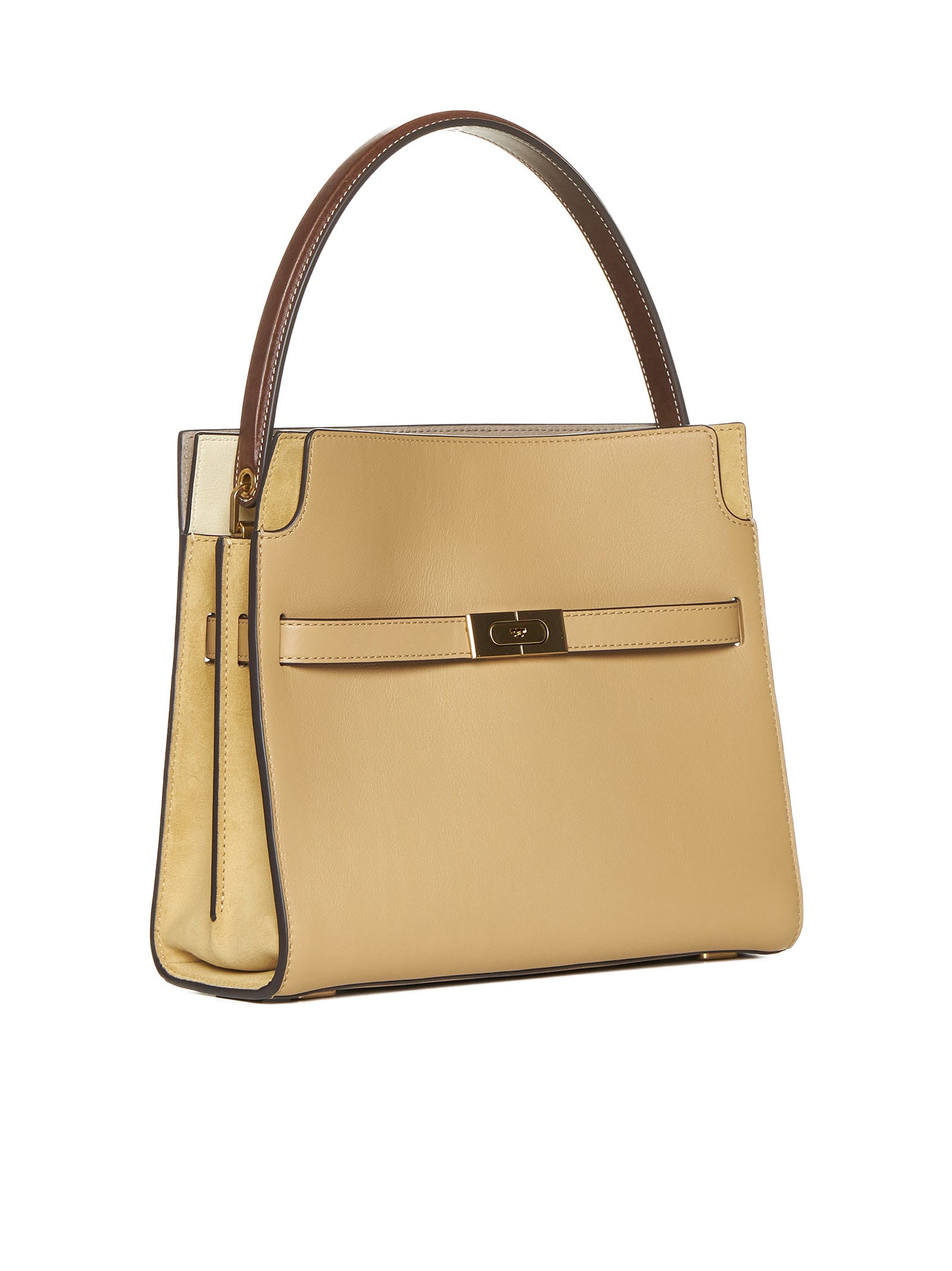 Shop Tory Burch Tote In Dark Sand