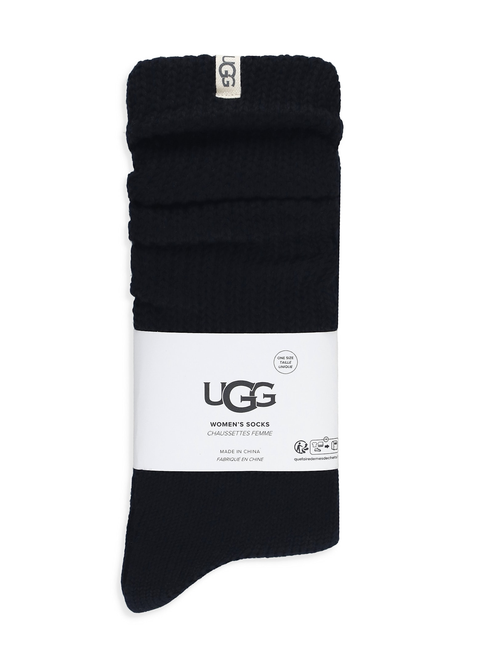 Ugg Cotton Socks In Black