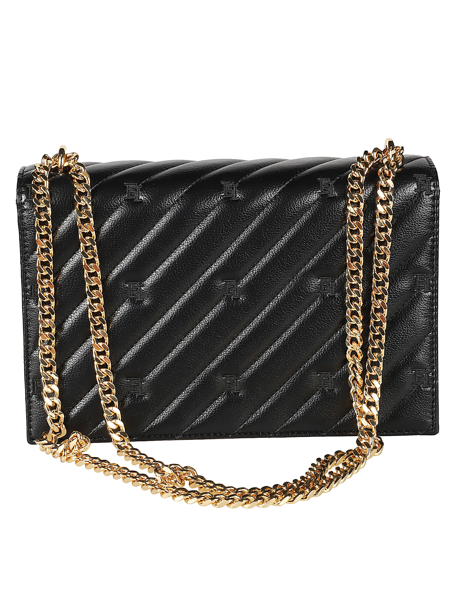 Shop Elisabetta Franchi Big Bag In Nero