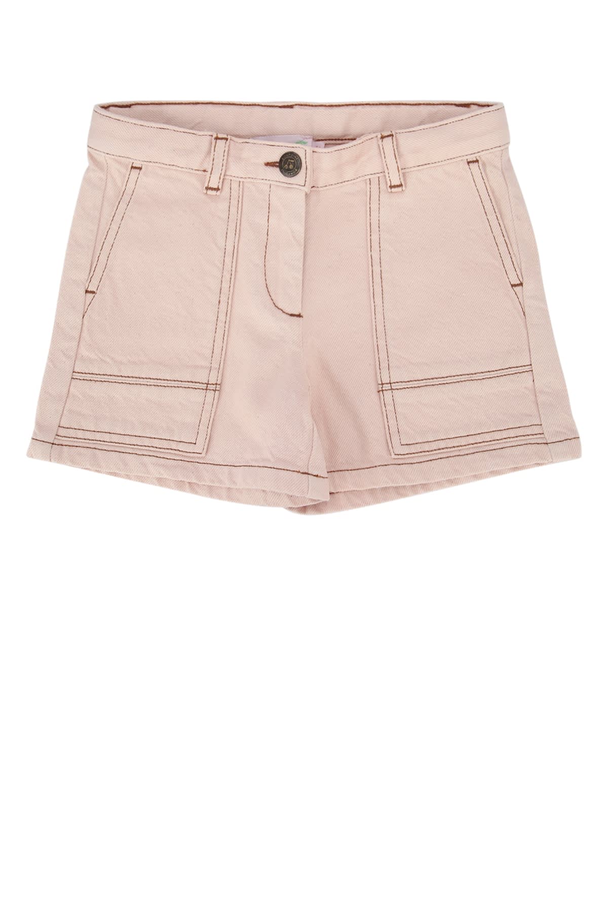 Bonpoint Bermuda Emira In Rose Poudre