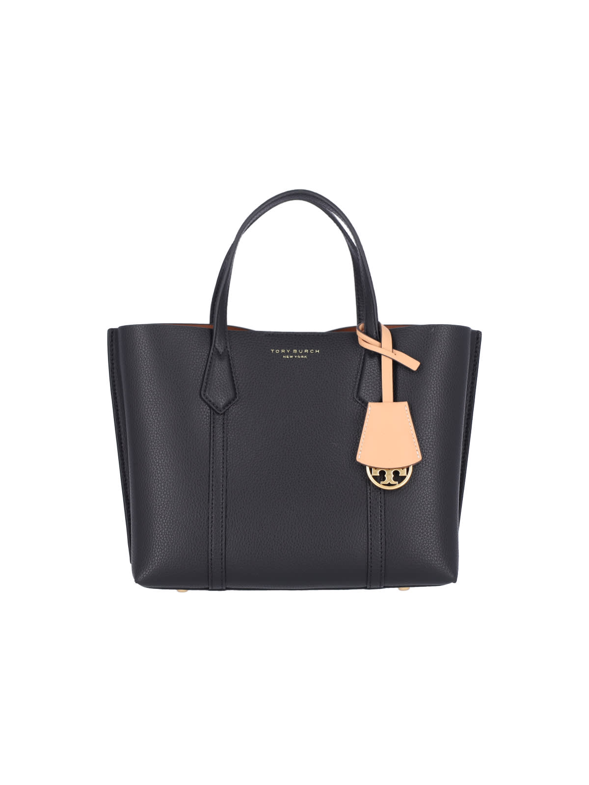 Shop Tory Burch Perry Small Tote Bag In Black