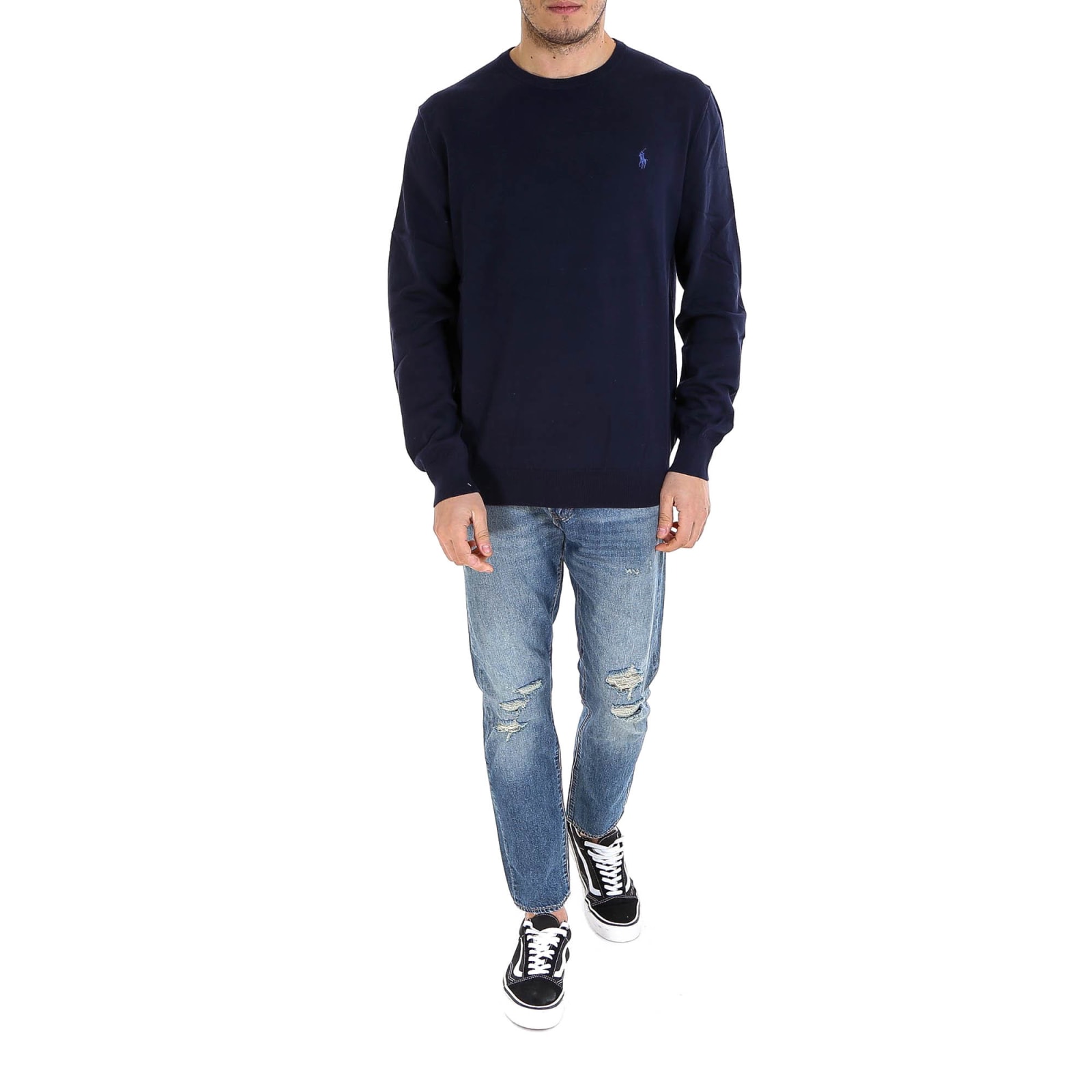 Shop Polo Ralph Lauren Sweater In Blu