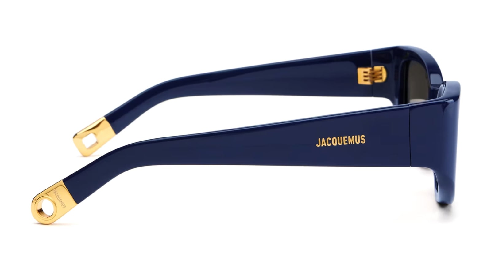 Shop Jacquemus Gala - Navy Sunglasses In Navy Blue