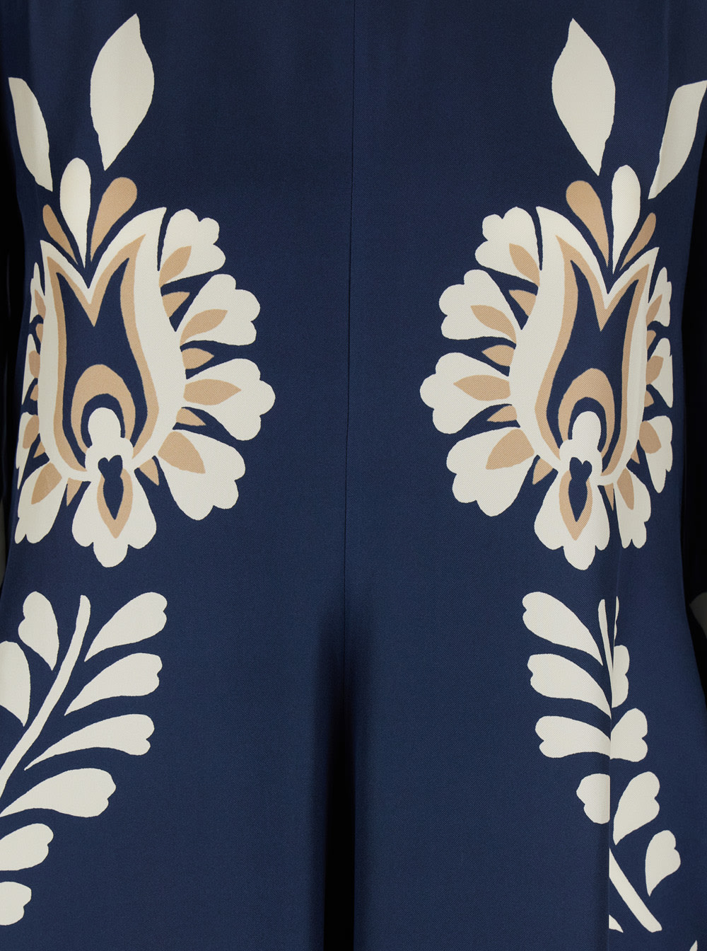 La Doublej Scarf-detailed Printed Silk-twill Maxi Dress In Multi