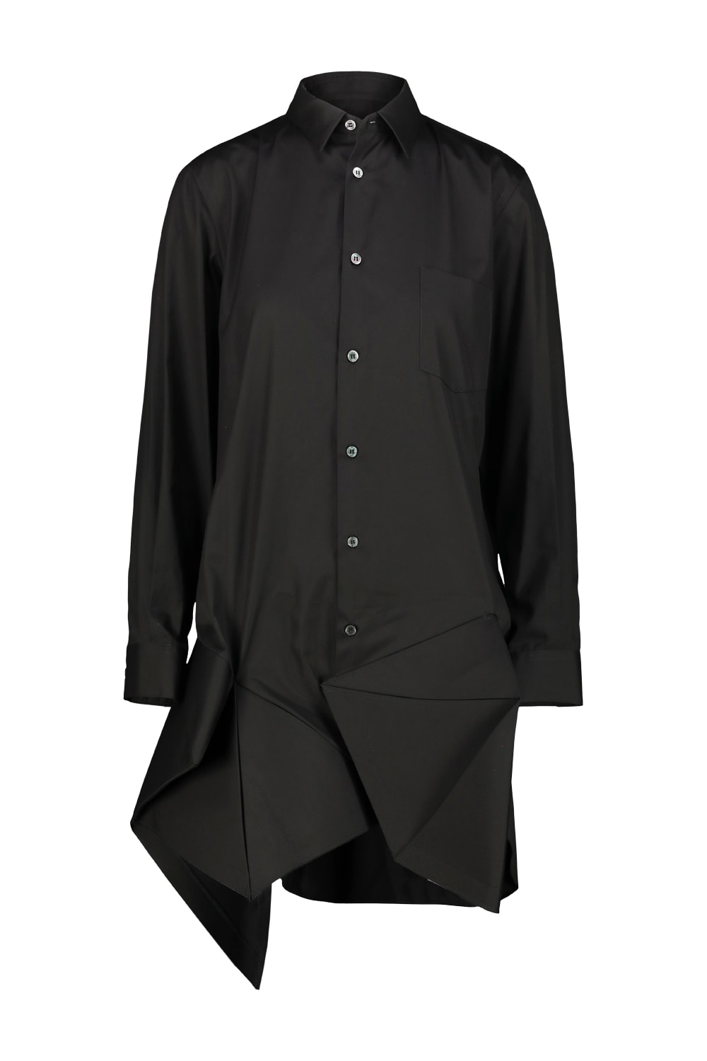 Comme Des Garçons Comme Des Garcons Shirt With Three-dimensional Detail In Black