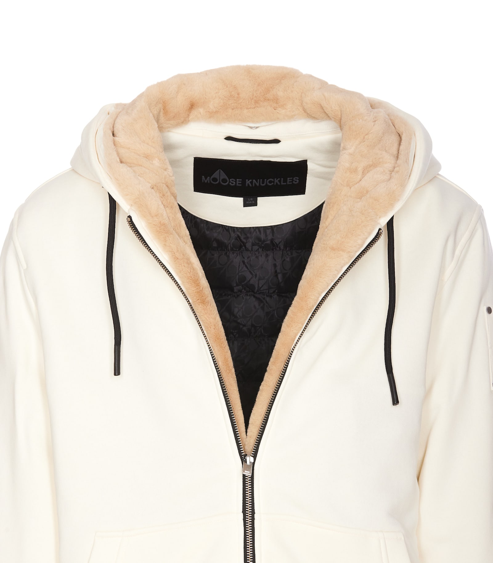 Shop Moose Knuckles Classic Bunny Jacket In White