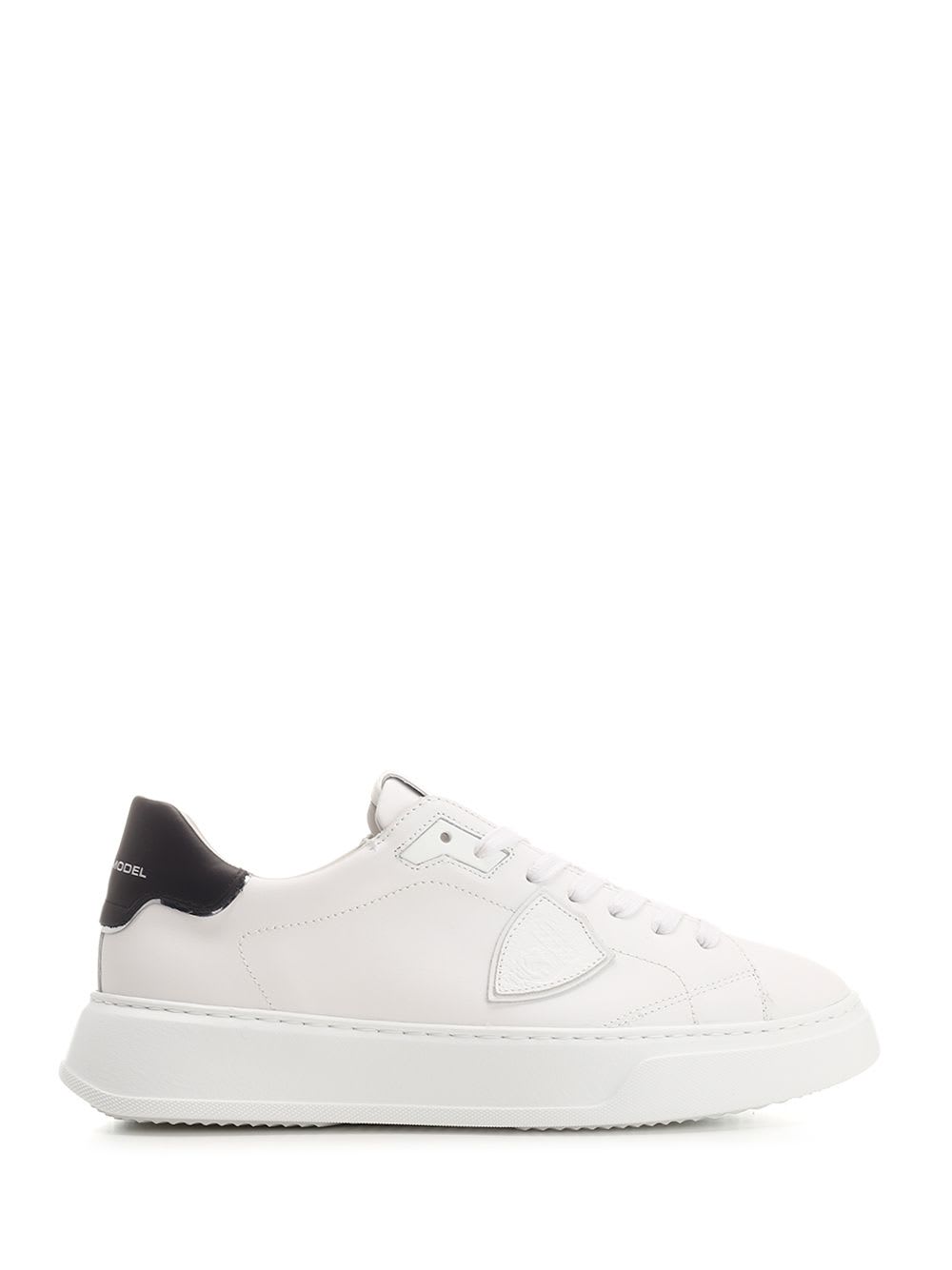 Shop Philippe Model Temple Sneaker In White