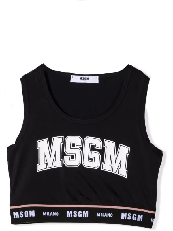 MSGM Tank Top With Print