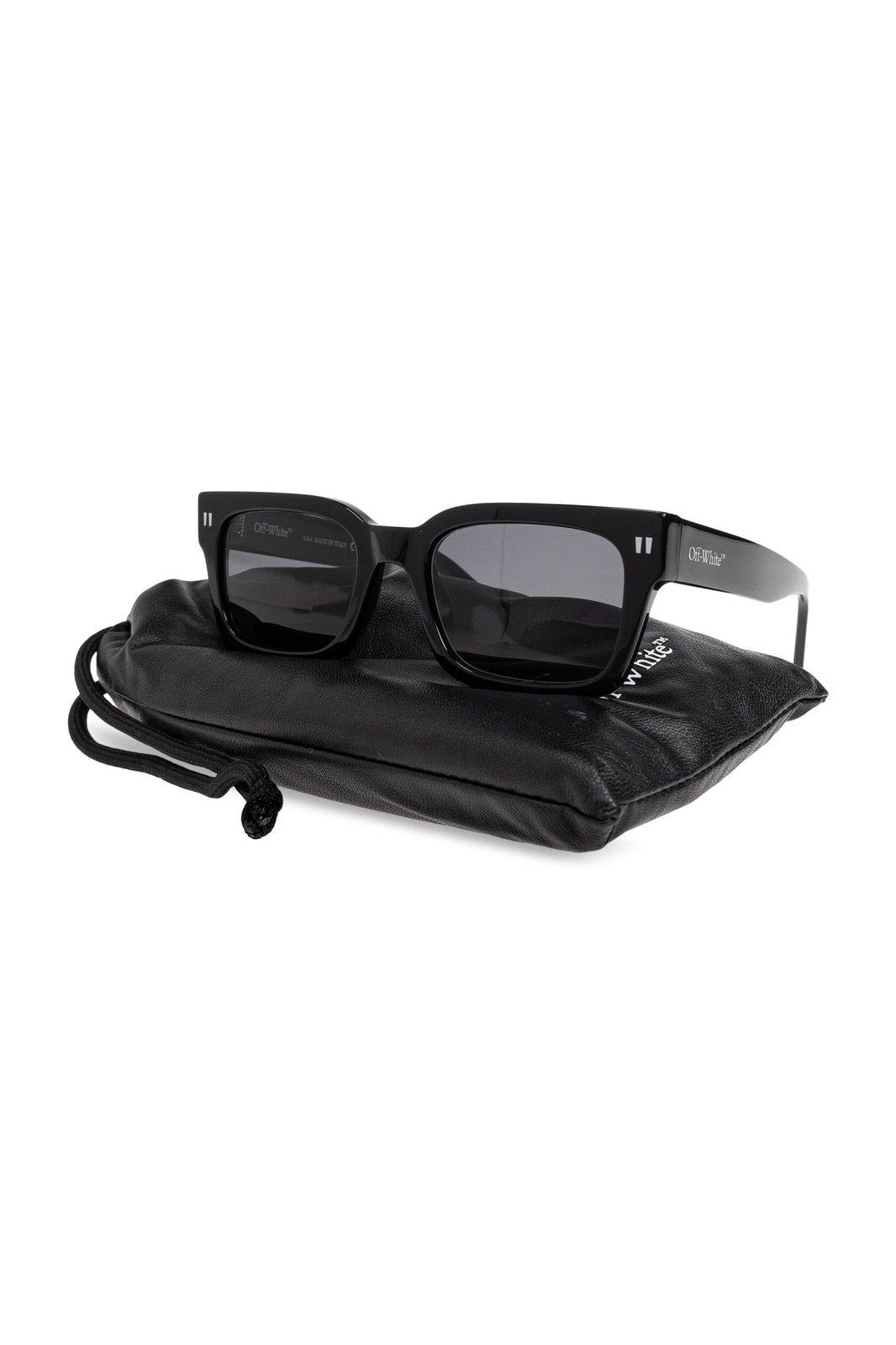 Off-white Midland Square Frame Sunglasses In Black/dark Grey