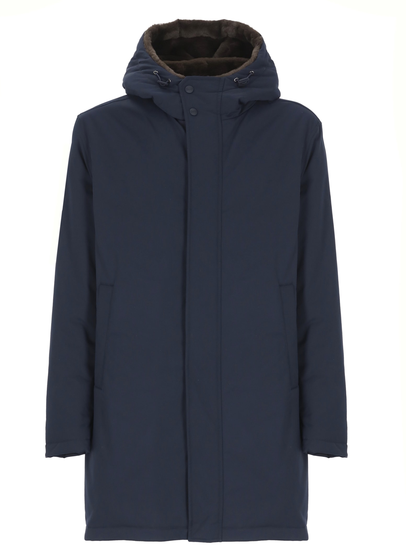 Herno Padded Parka In Blue