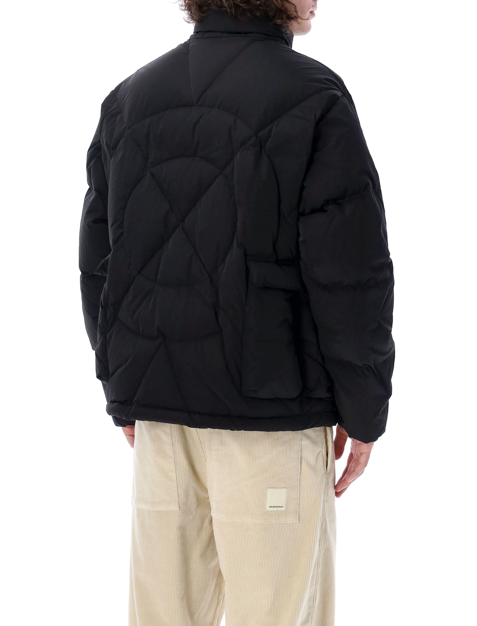 Shop Emporio Armani Down Jacket In 0999