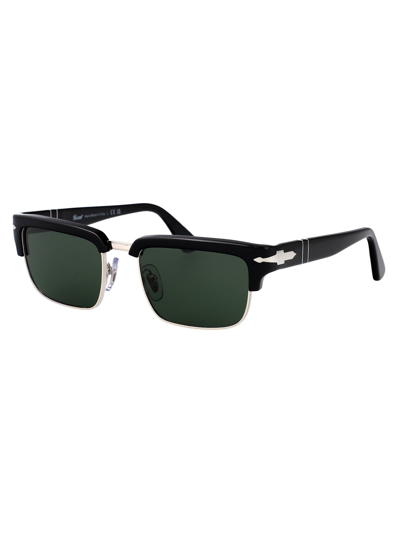 Shop Persol 0po3354s Sunglasses In 95/31 Black/silver