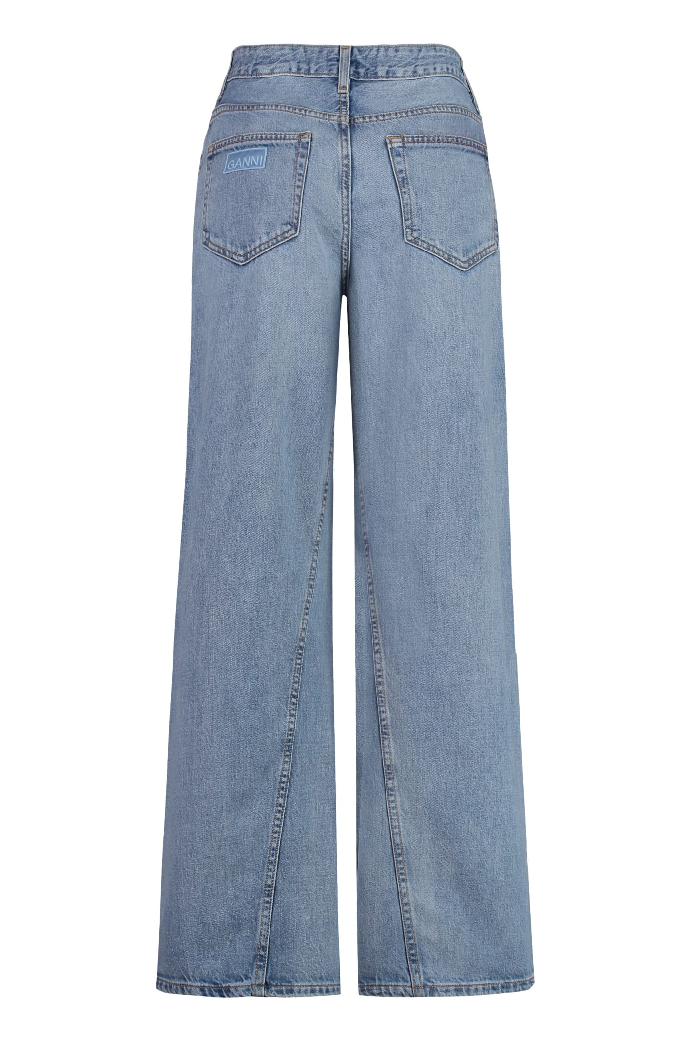 GANNI JOZEY WIDE-LEG JEANS 