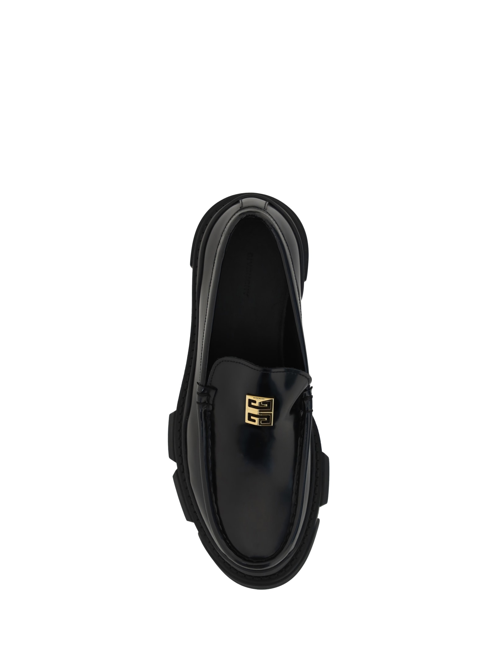 Shop Givenchy Terra Loafers In Black