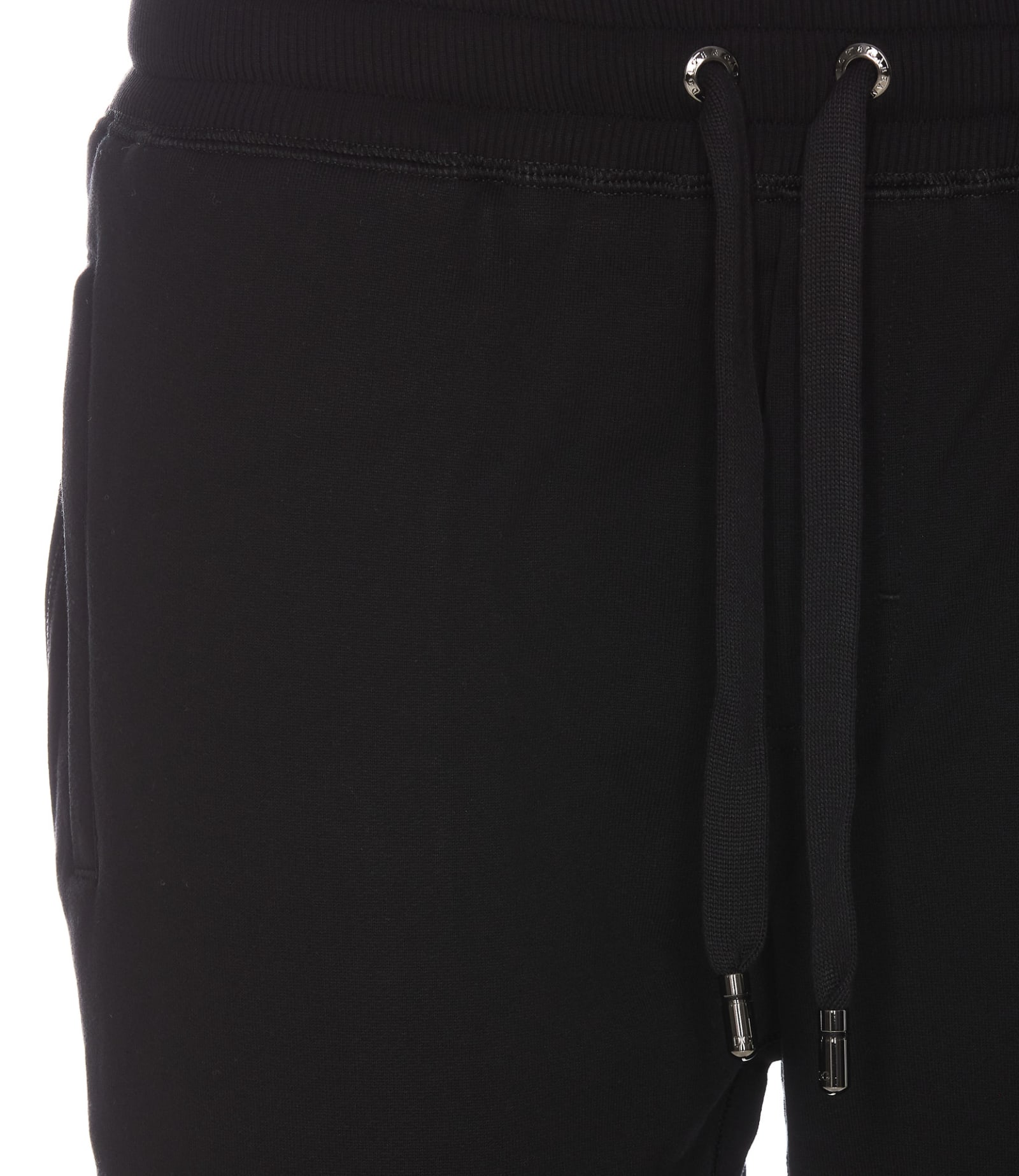 Shop Dolce & Gabbana Logo Track Pants In Black