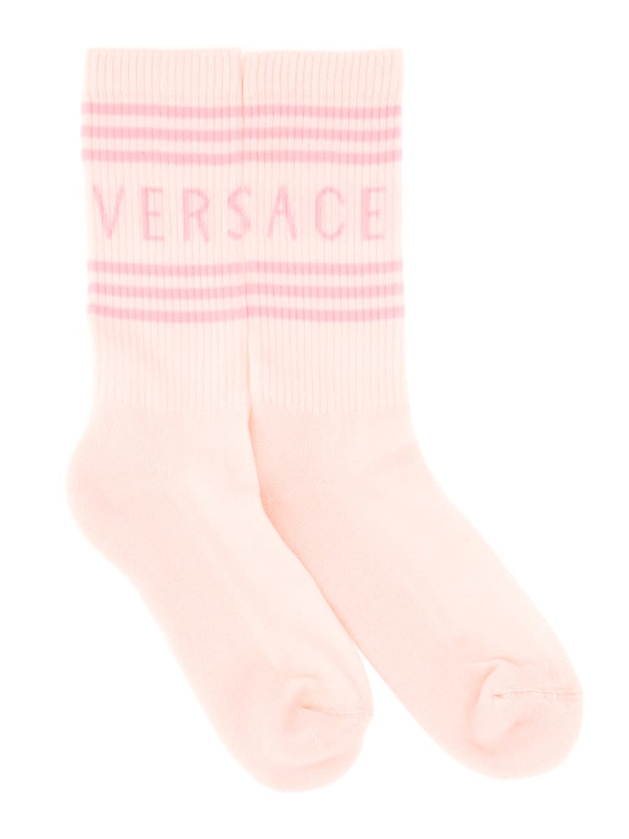 Versace Sock With Logo
