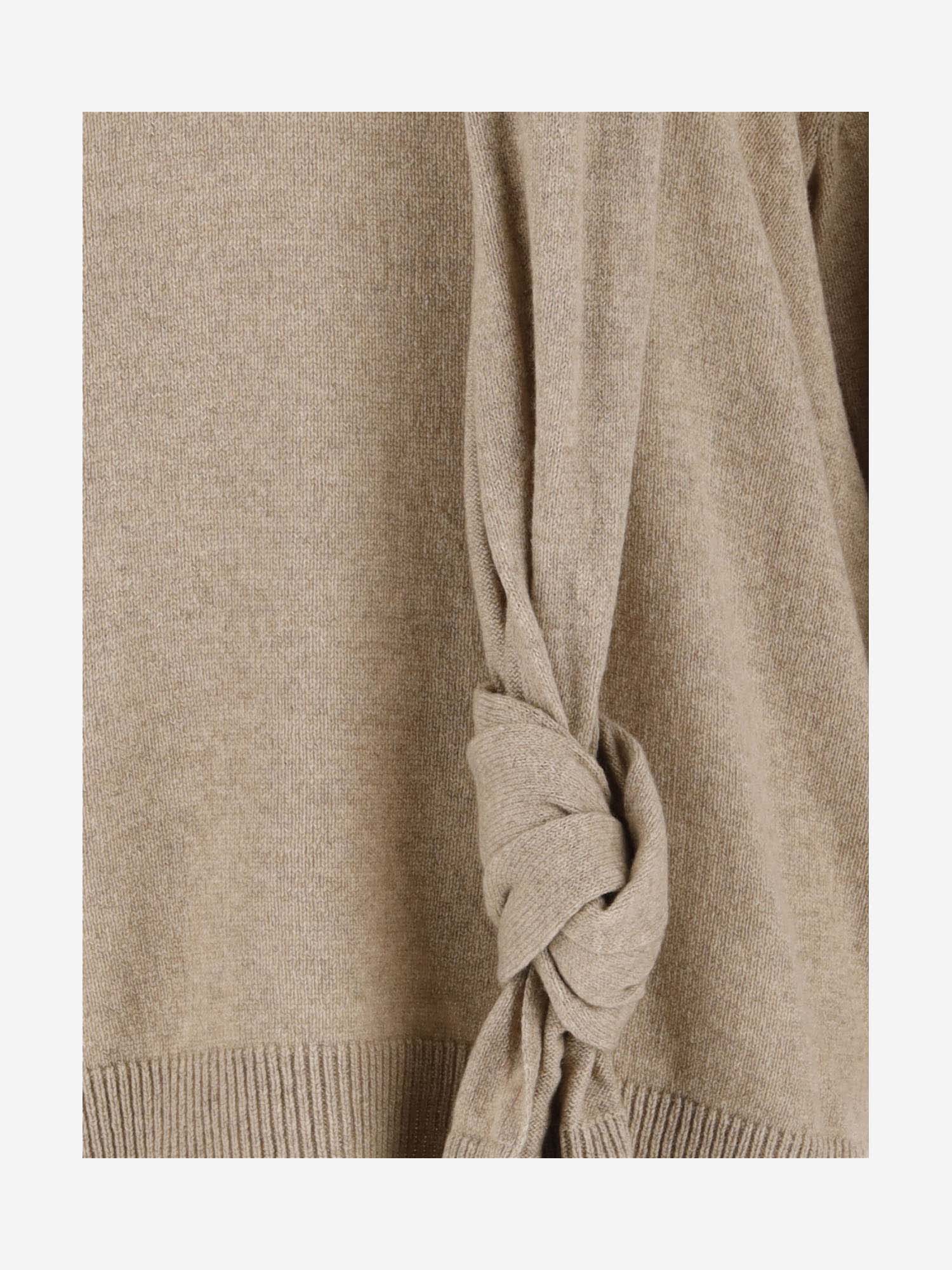 Shop Stella Mccartney Regenerated Cashmere Sweater In Beige