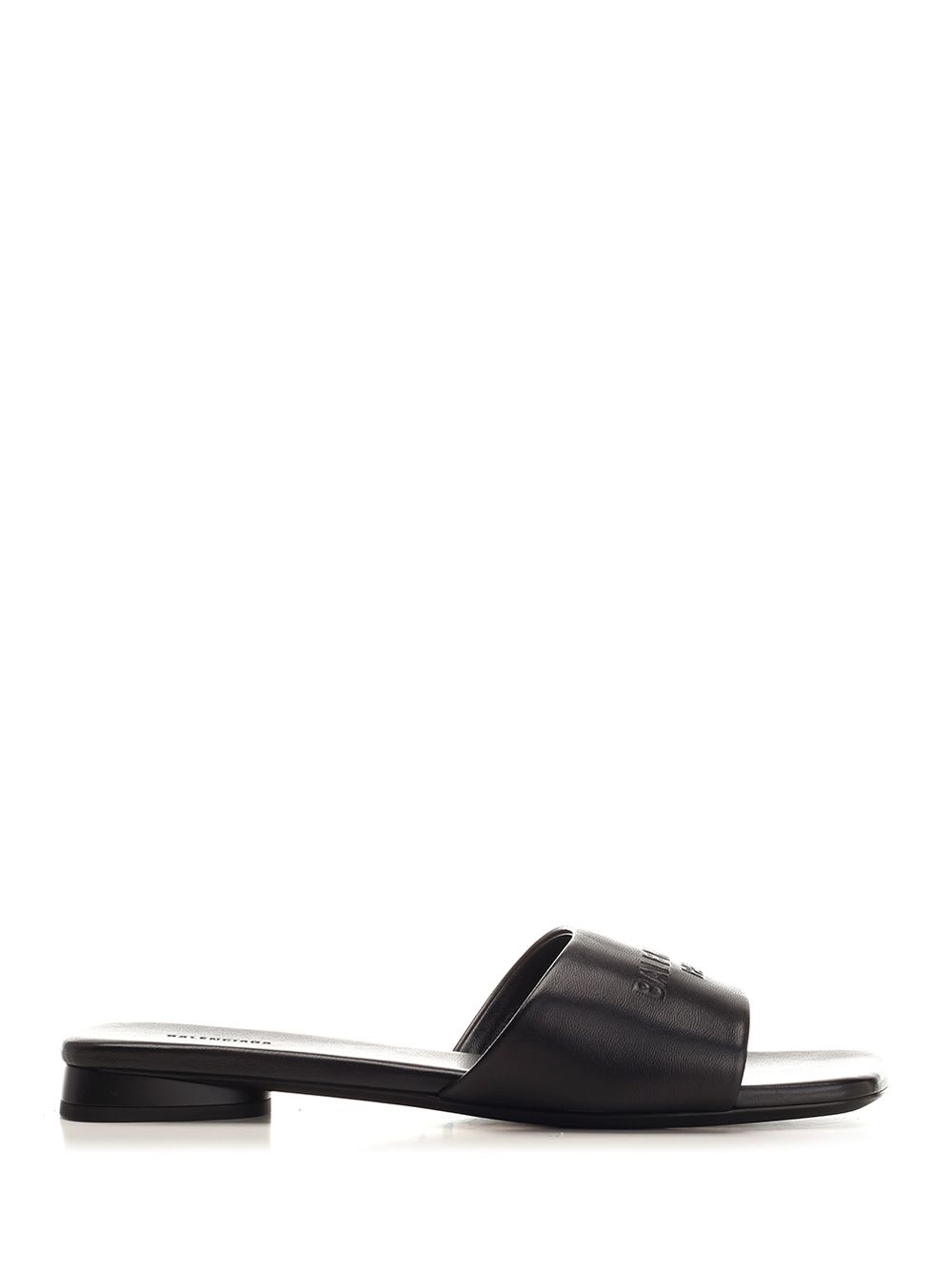 Shop Balenciaga Black Duty Free Flat Sandal