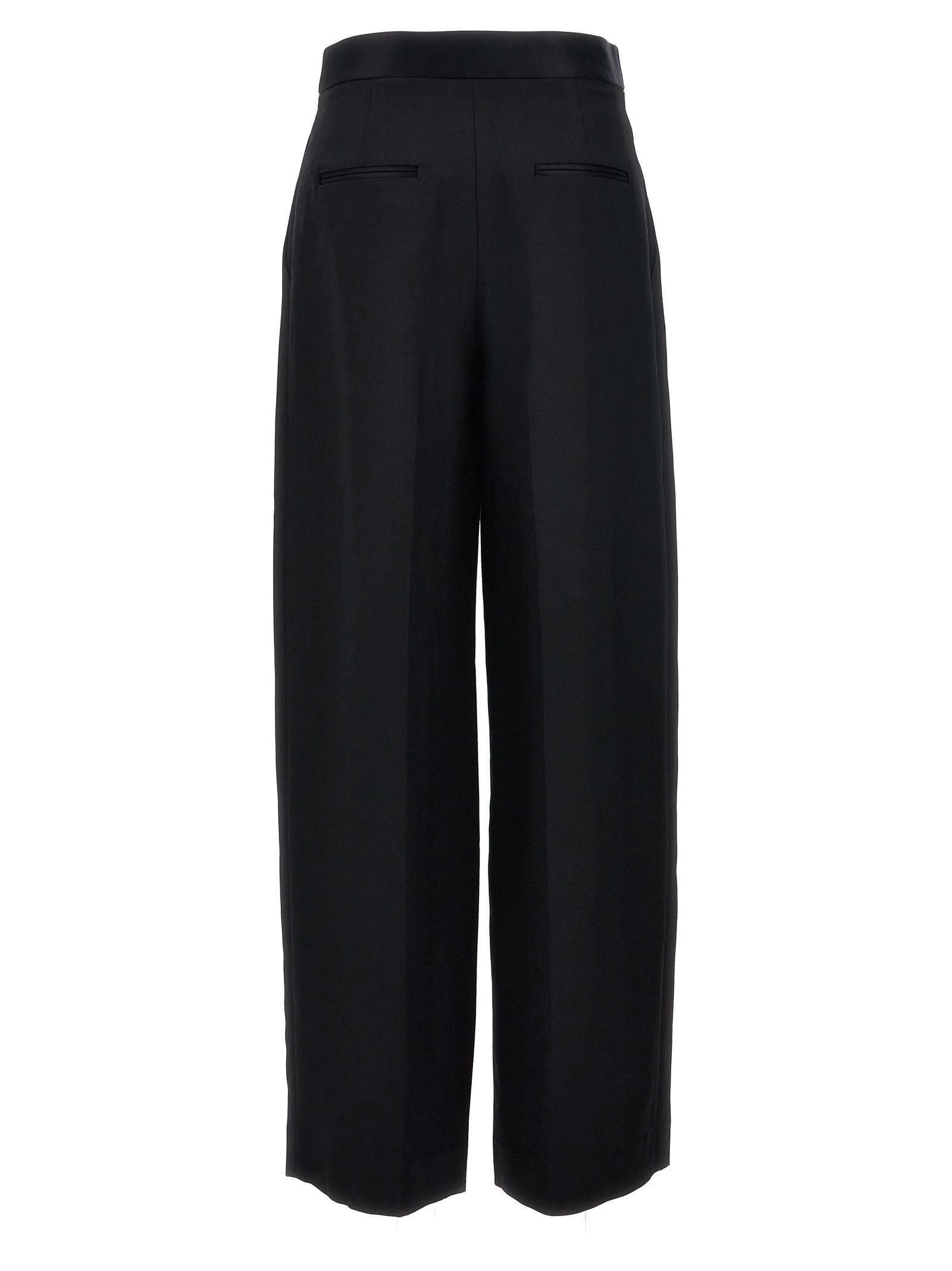 Shop Khaite Marine Pants In Black