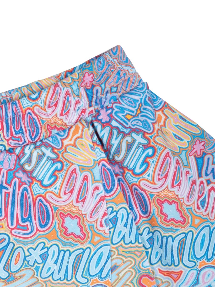 MARCELO BURLON COUNTY OF MILAN PANEL SWEATSKIRT