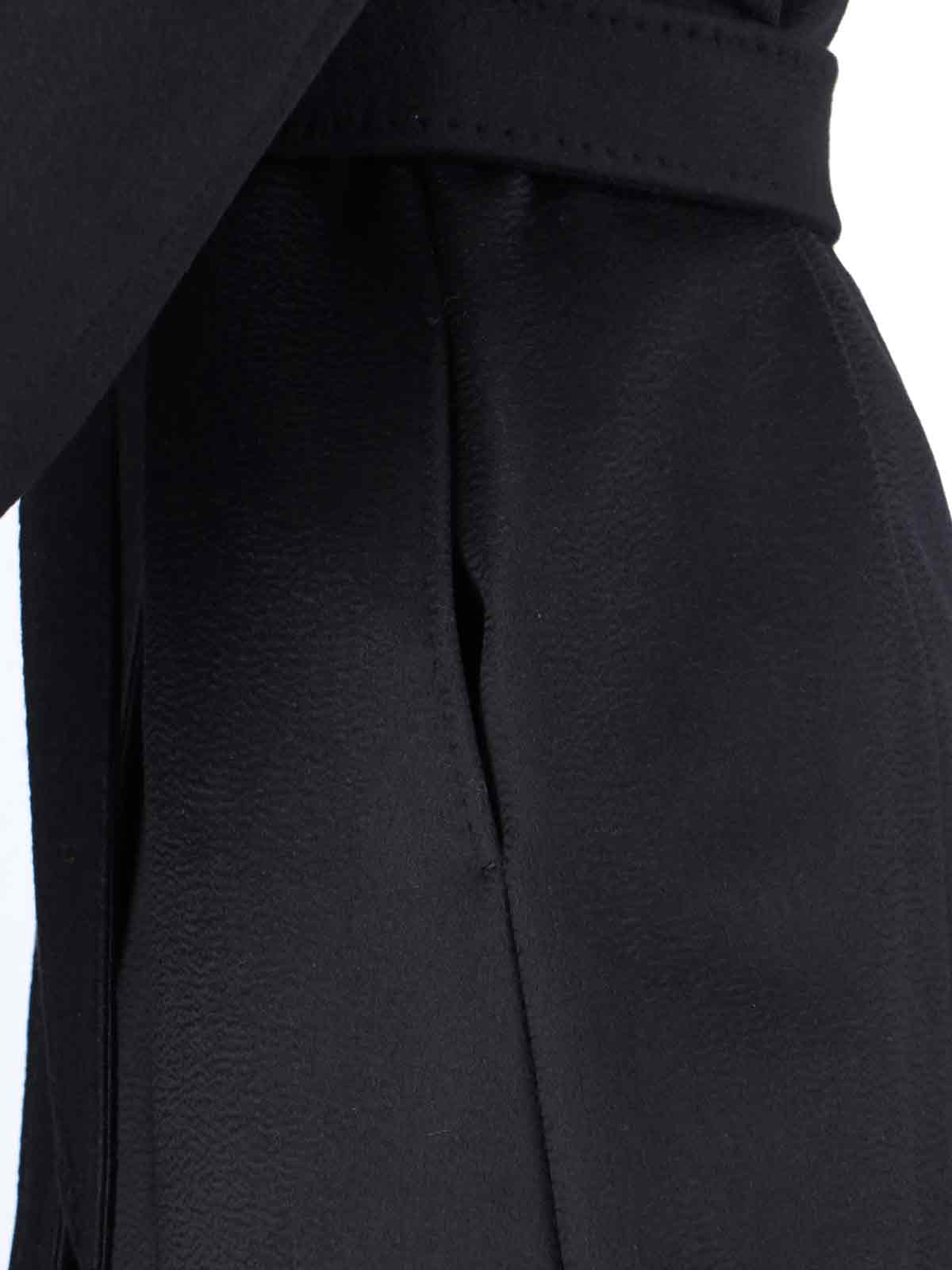 Max Mara Bcollag Robe Coat In Black
