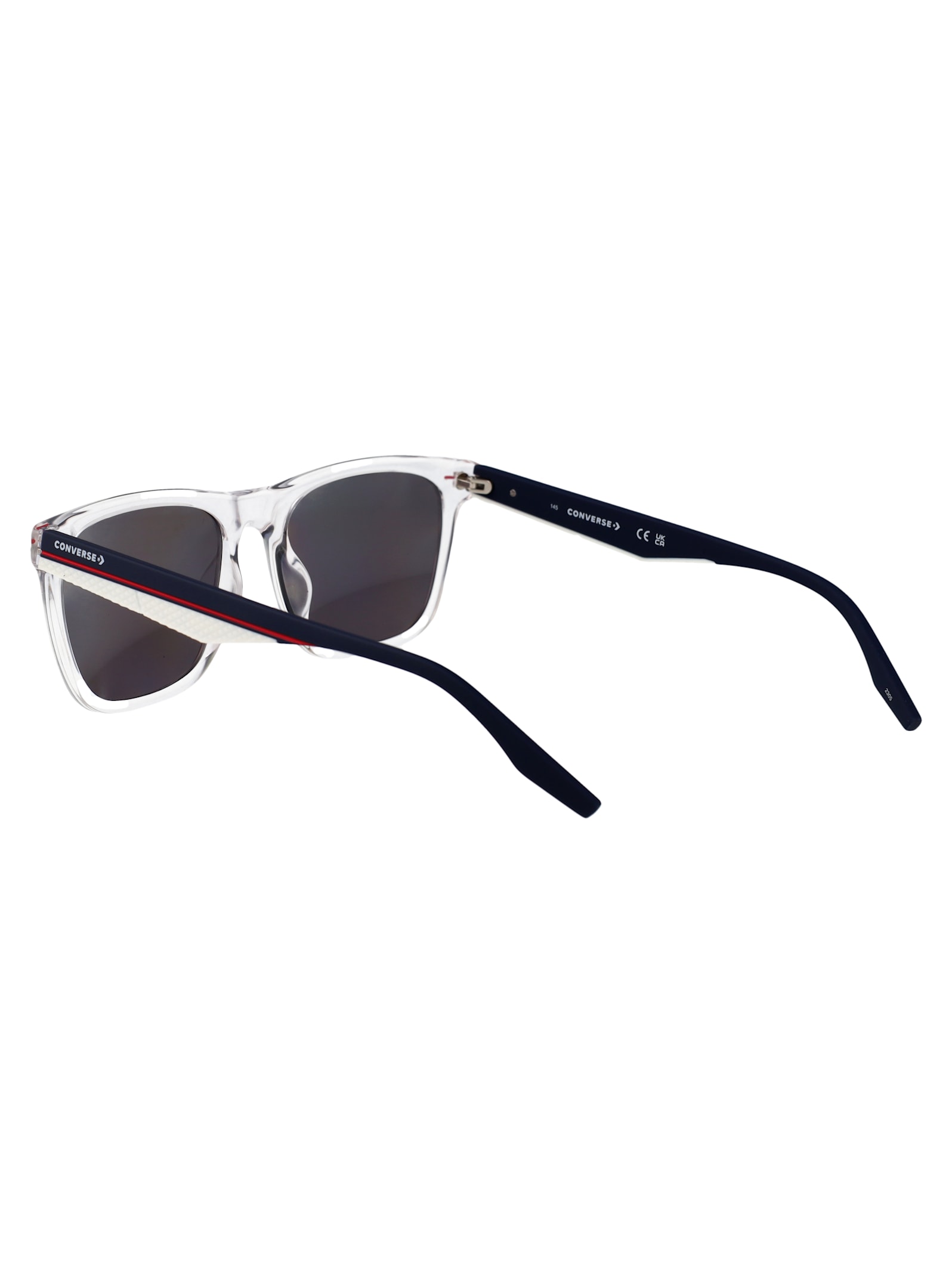 Converse Crystal Clear Acetate Sunglasses In Transparent