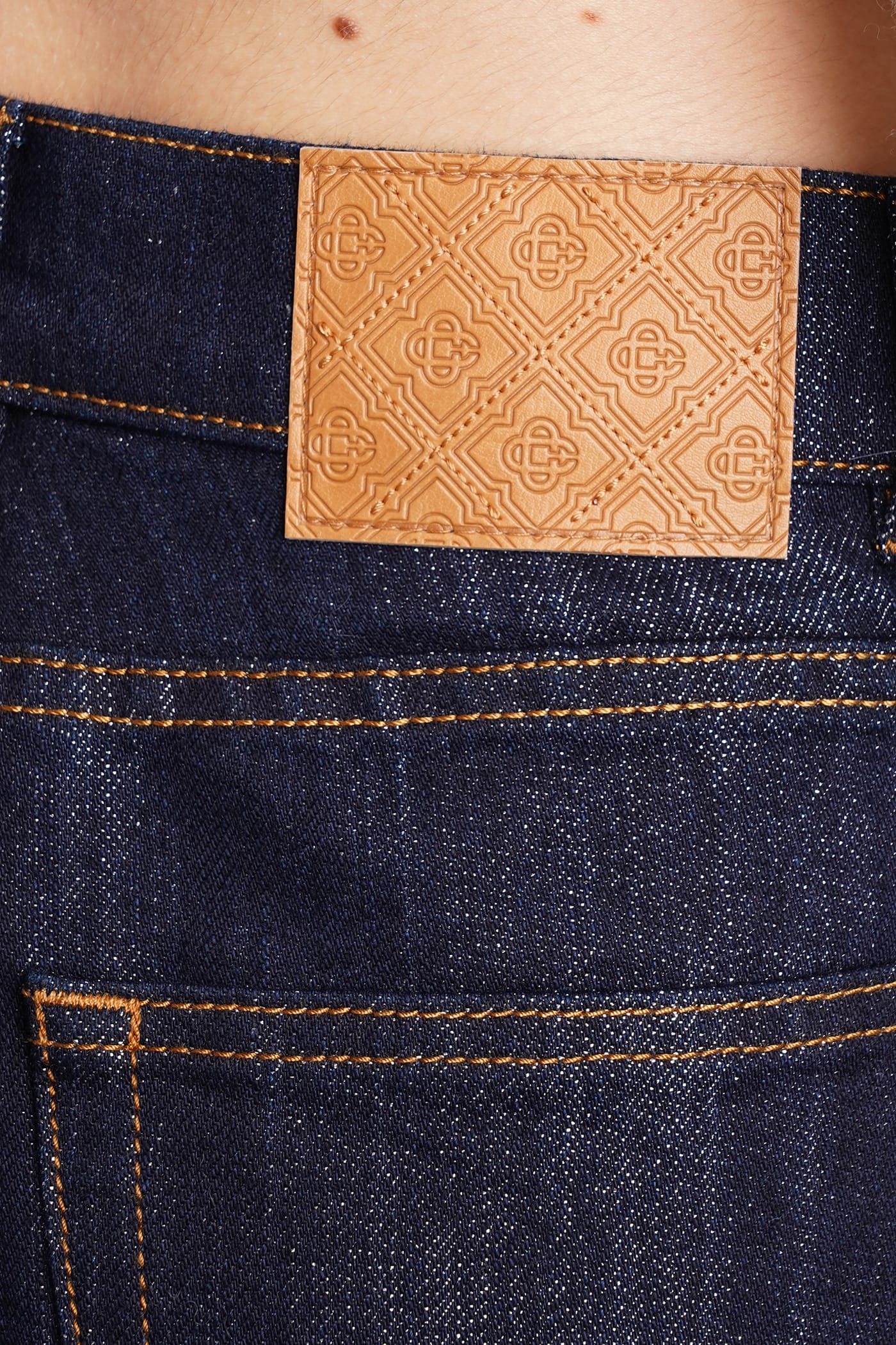 Shop Casablanca Jeans In Blue Denim