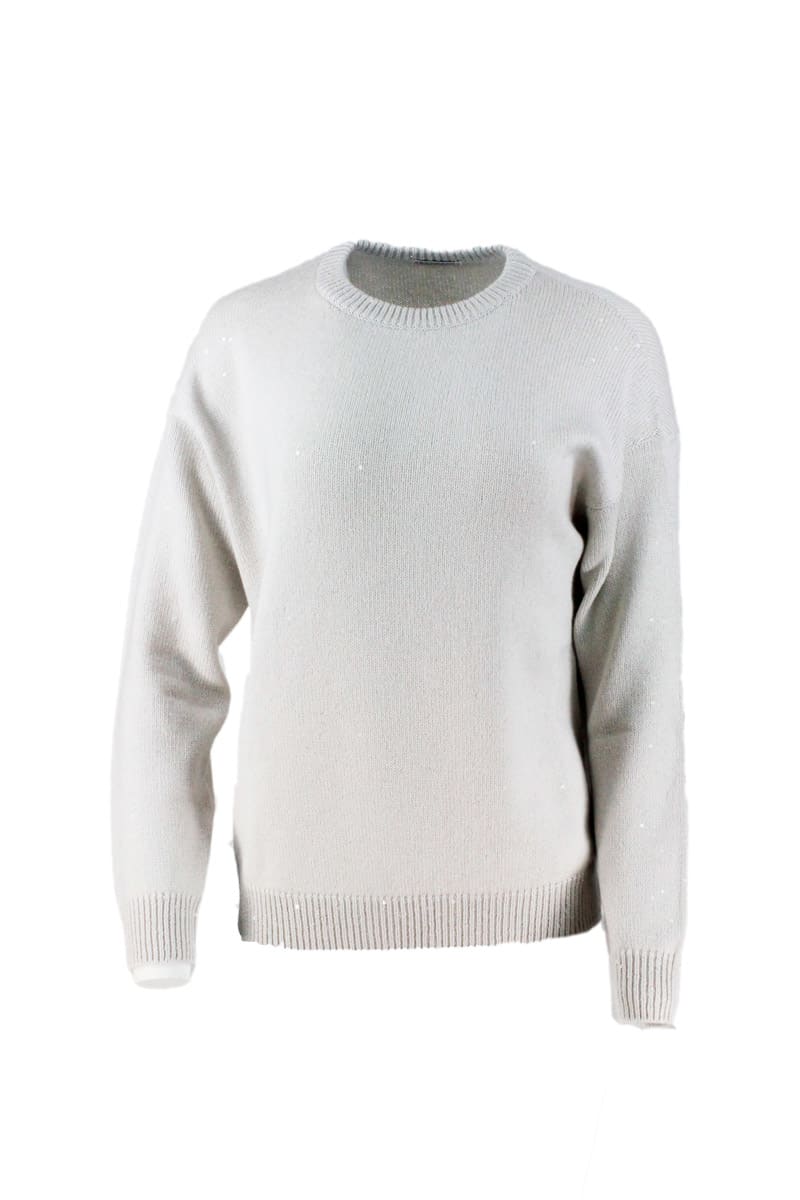 Shop Brunello Cucinelli Sweater In Beige