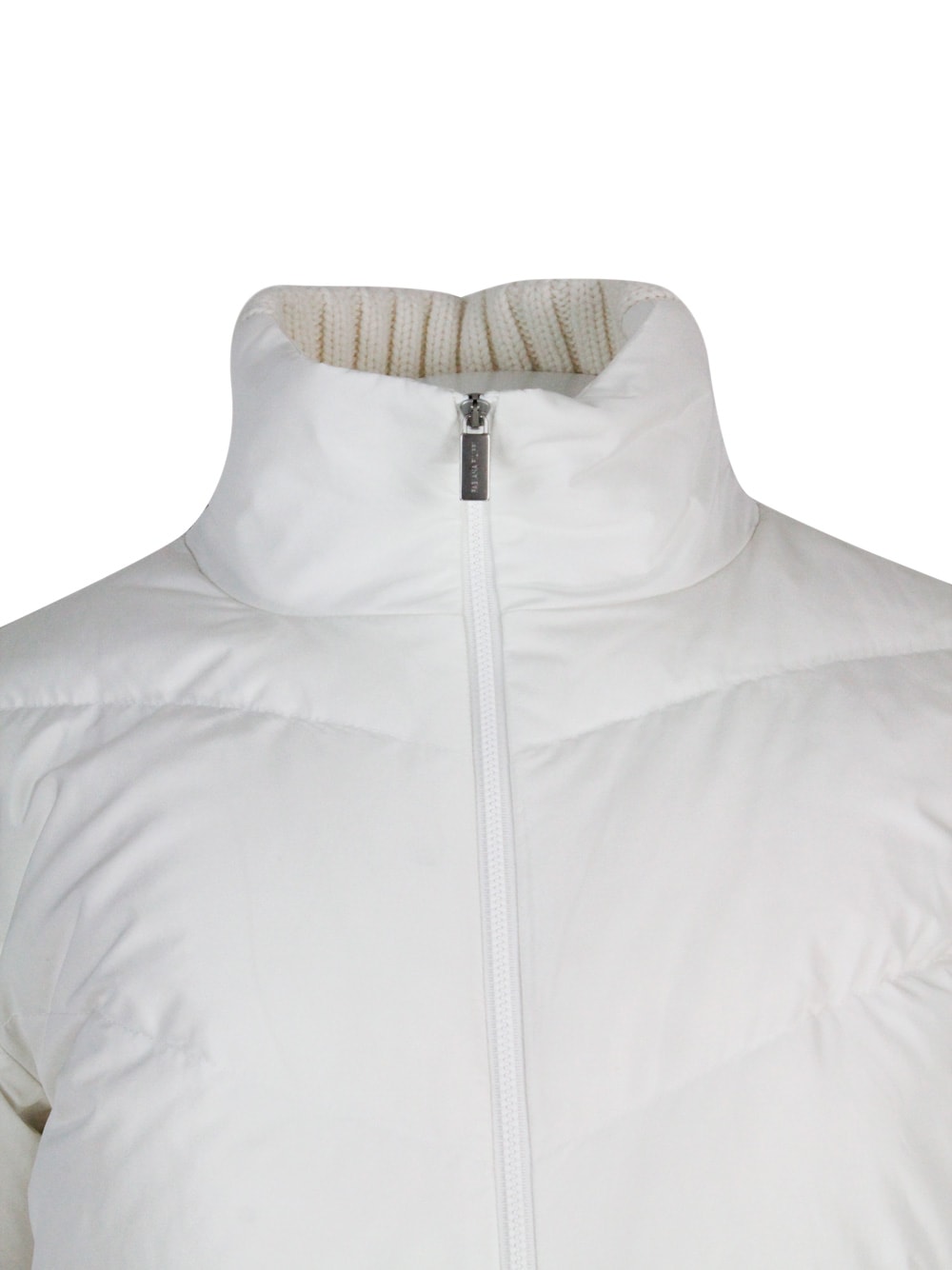 Shop Fabiana Filippi Jacket In White