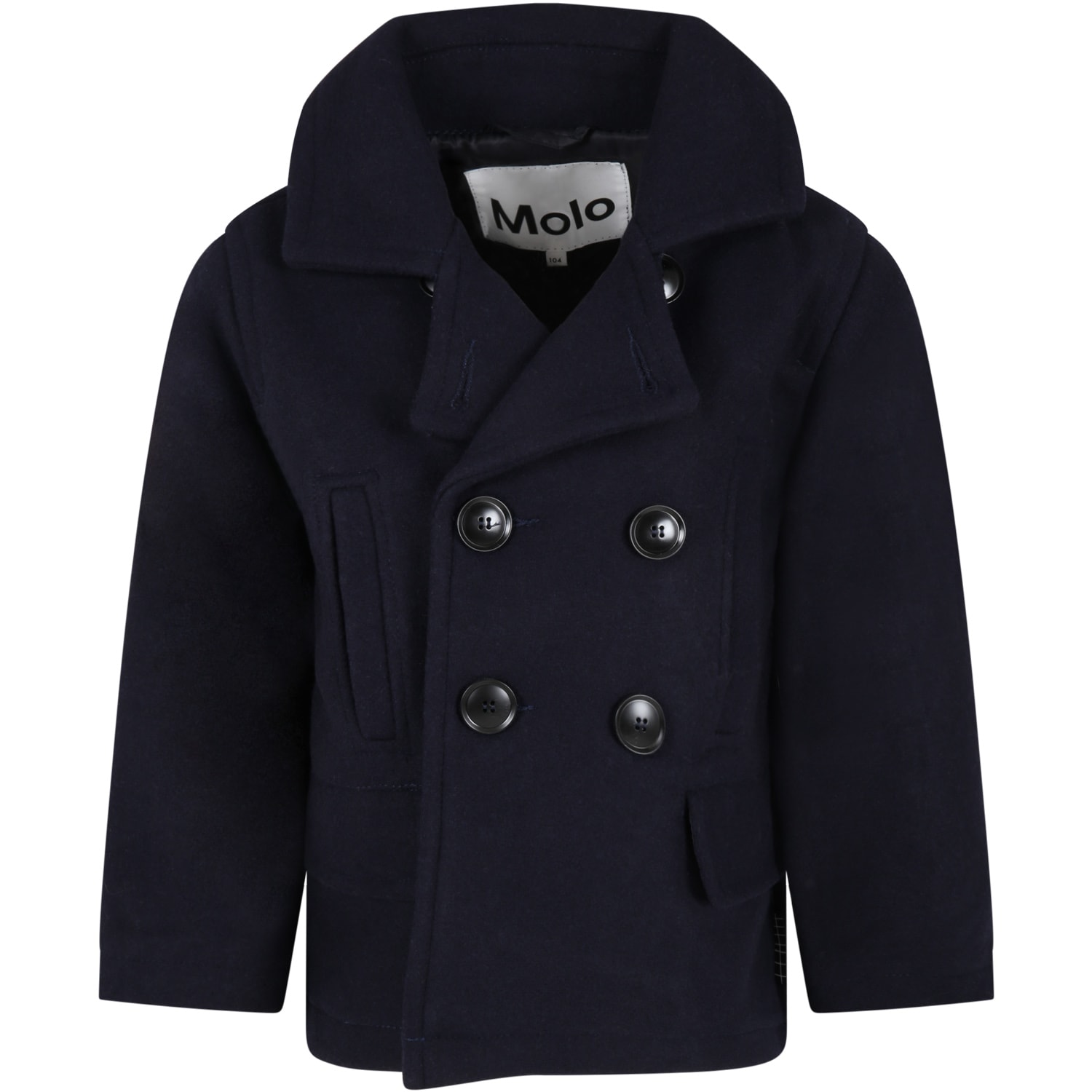 Molo Blue Coat For Boy