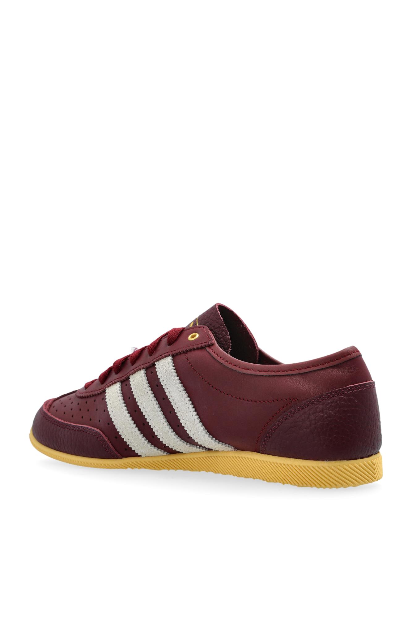 Adidas Originals Womens Shadow Red Cream White Japan Decon Leather Low-top Trainers