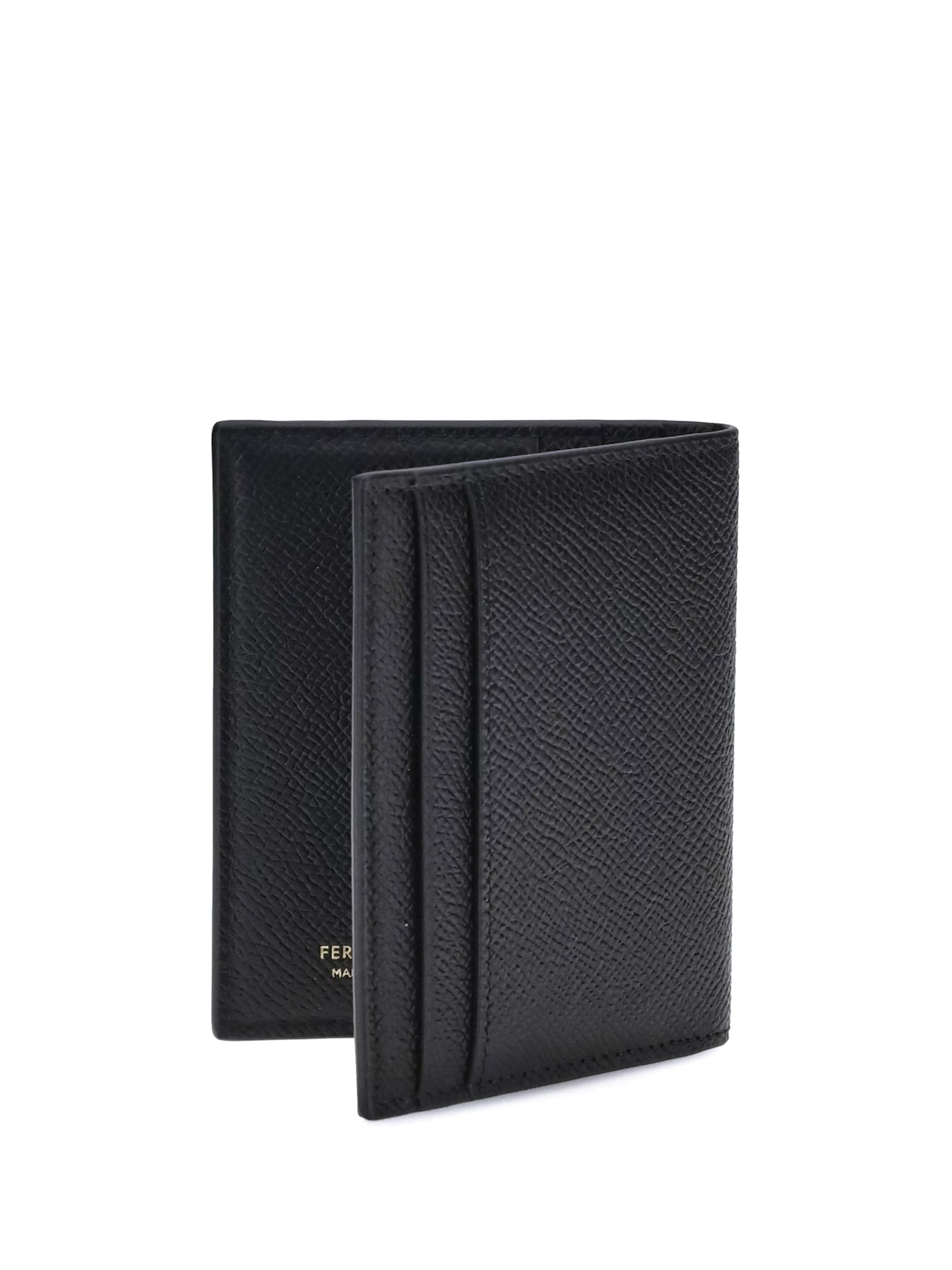 Ferragamo Men Leather Card Holder
