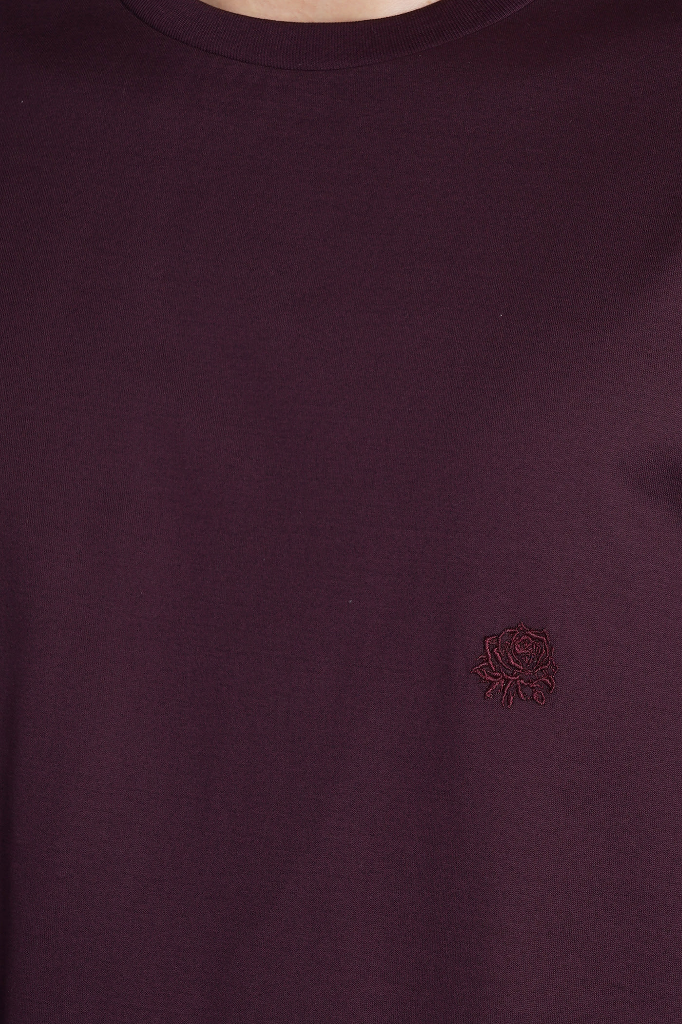 Shop Low Brand B150 Rose T-shirt In Bordeaux Cotton